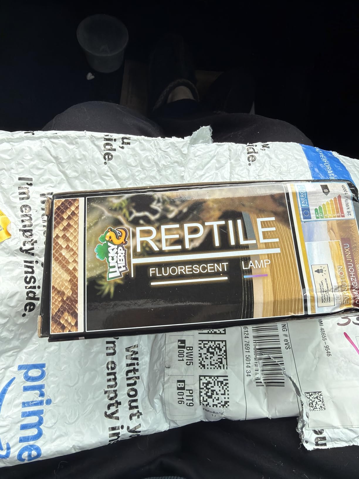 LUCKY HERP Desert UVA UVB Reptile Light Bulb 10.0 26W Compact Fluorescent Lamp customer photo 1