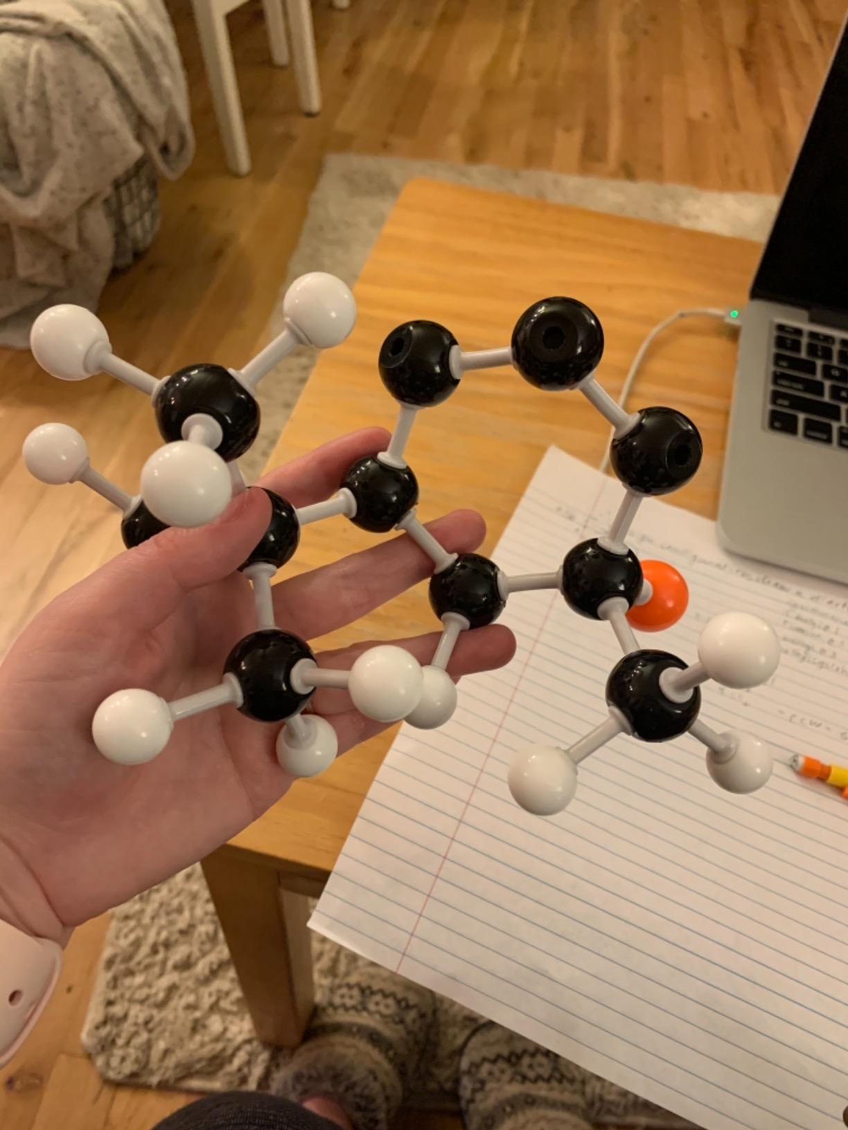 Lessons in Chemistry Model Kit - Old Nobby 239 Pc Molecular Set Organic Chemistry for Students - Complete Molecular Model Kit for STEM, Visualizing Atoms, Bonds and Structures customer photo 2