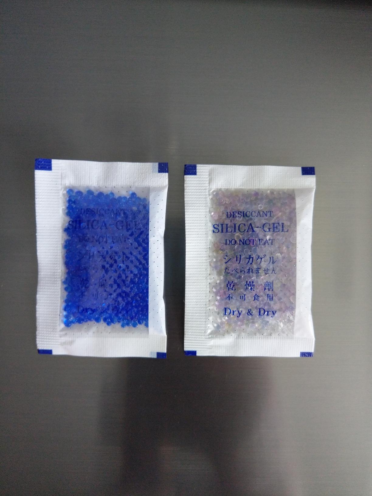 Dry & Dry Blue Indicating(Blue to Pink) Silica Gel Packets Desiccants - Rechargeable Silica Packets, Silica Gel Packs - Blue,Clear,Pink - 50 Packets (10 Gram) customer photo 2