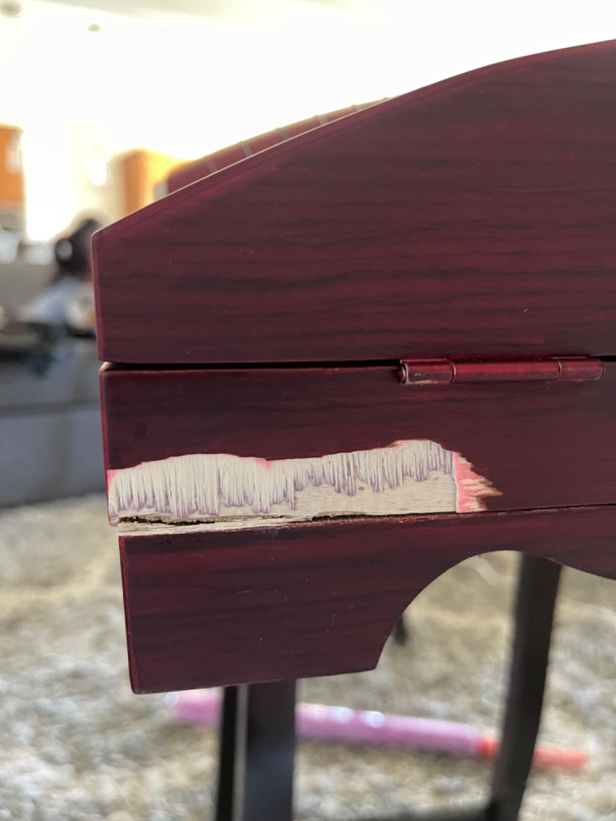 OrientalMusicSanctuary Paulownia Travel Guzheng - Rosewood - Travel Sized Guzheng - INCLUDES COMPREHENSIVE TUTORIAL BOOK AND ETUDES customer photo 2