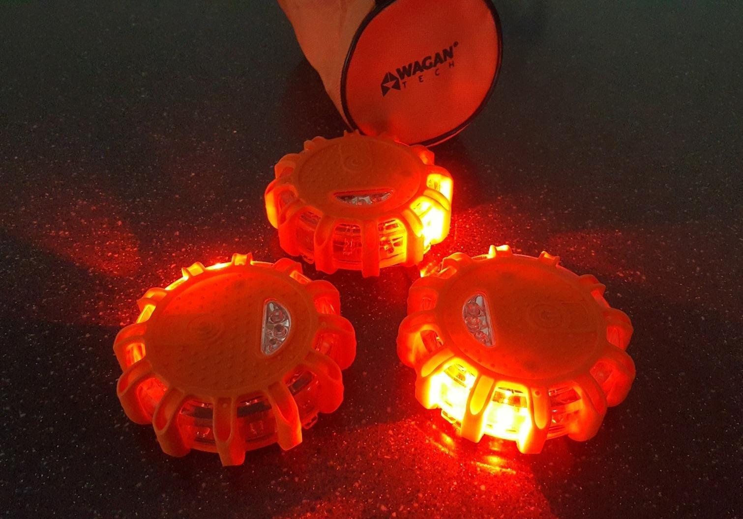 Wagan EL4340 FRED PRO Flashing Roadside Emergency Disc LED Flare 6 Flash Modes for Roadside Security, Warning Flashing with Magnet and Hook for Vehicles and Boats customer photo 2