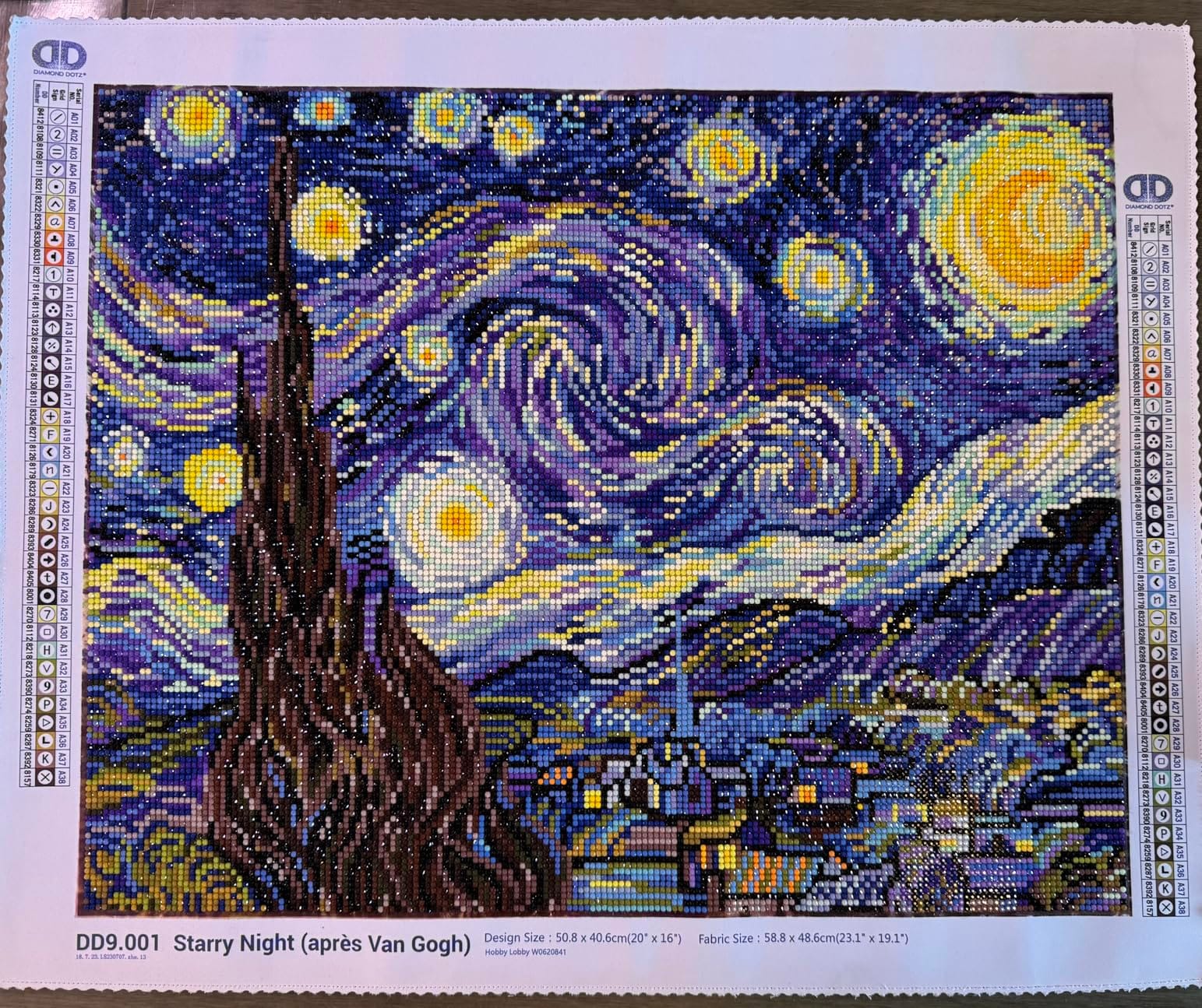 DIAMOND DOTZ Starry Night Van Gogh Diamond Painting for Adults with Gems customer photo 1