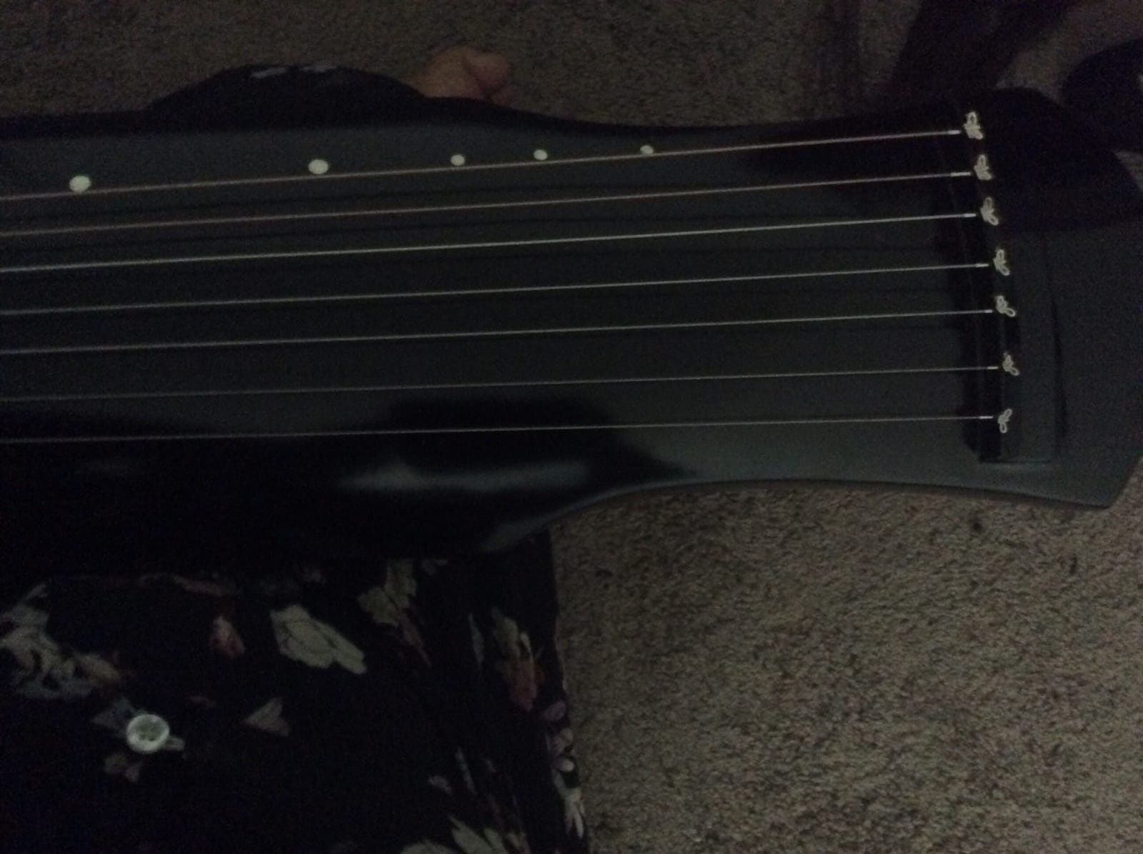 OrientalMusicSanctuary Lacquered Aged Paulownia Guqin - 7-string Chinese Zither (Fuxi Style) customer photo 1