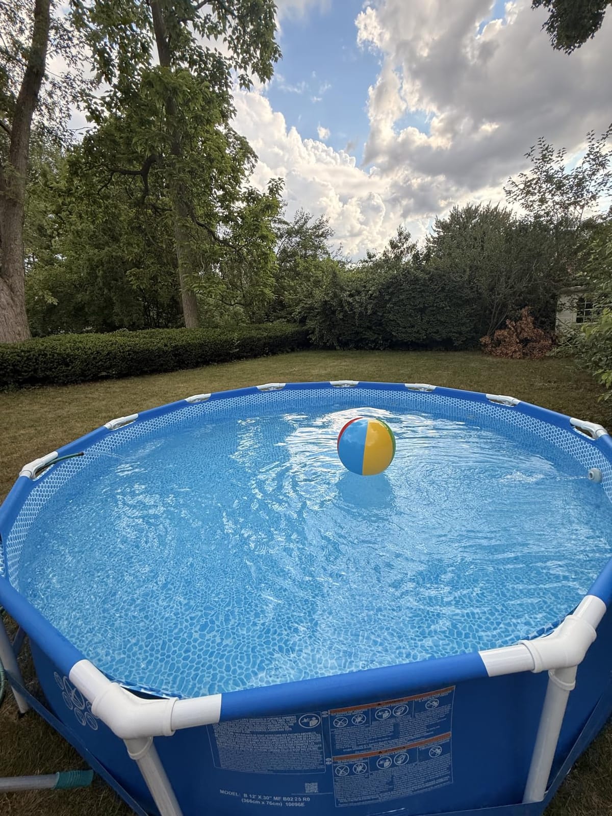Intex Metal Frame 15ft x 48in Round Above Ground Swimming Pool Set w/Pump customer photo 1