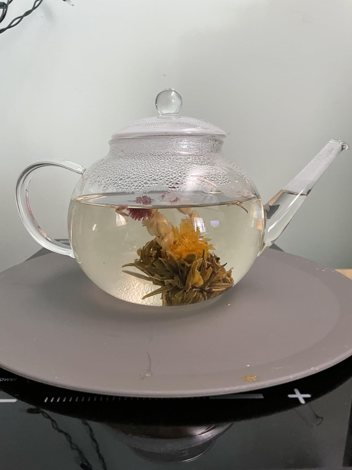 Teabloom Stovetop & Microwave Safe Glass Teapot with Removable Loose Tea Glass Infuser – Includes 2 Blooming Teas – 2-in-1 Tea Kettle and Tea Maker – Tea Purist's Choice customer photo 2
