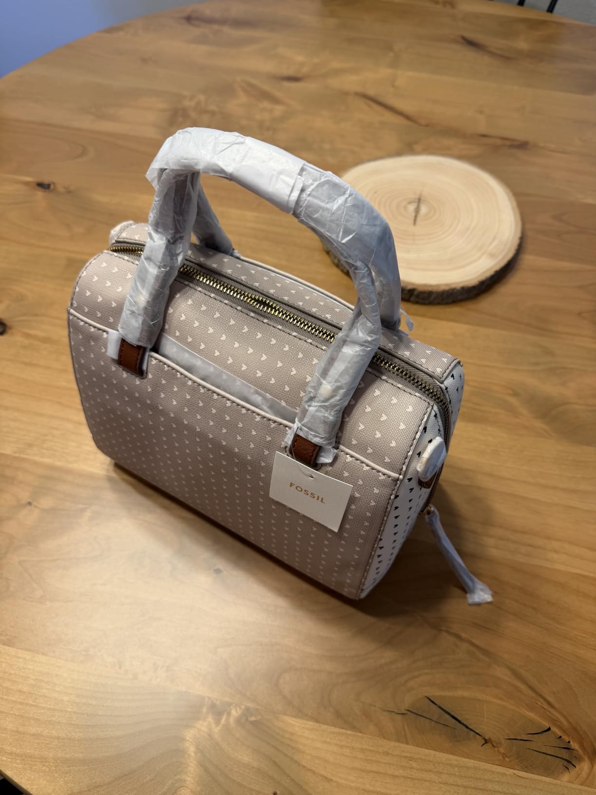 Fossil Women's Rachel Satchel Purse Handbag for Women customer photo 1
