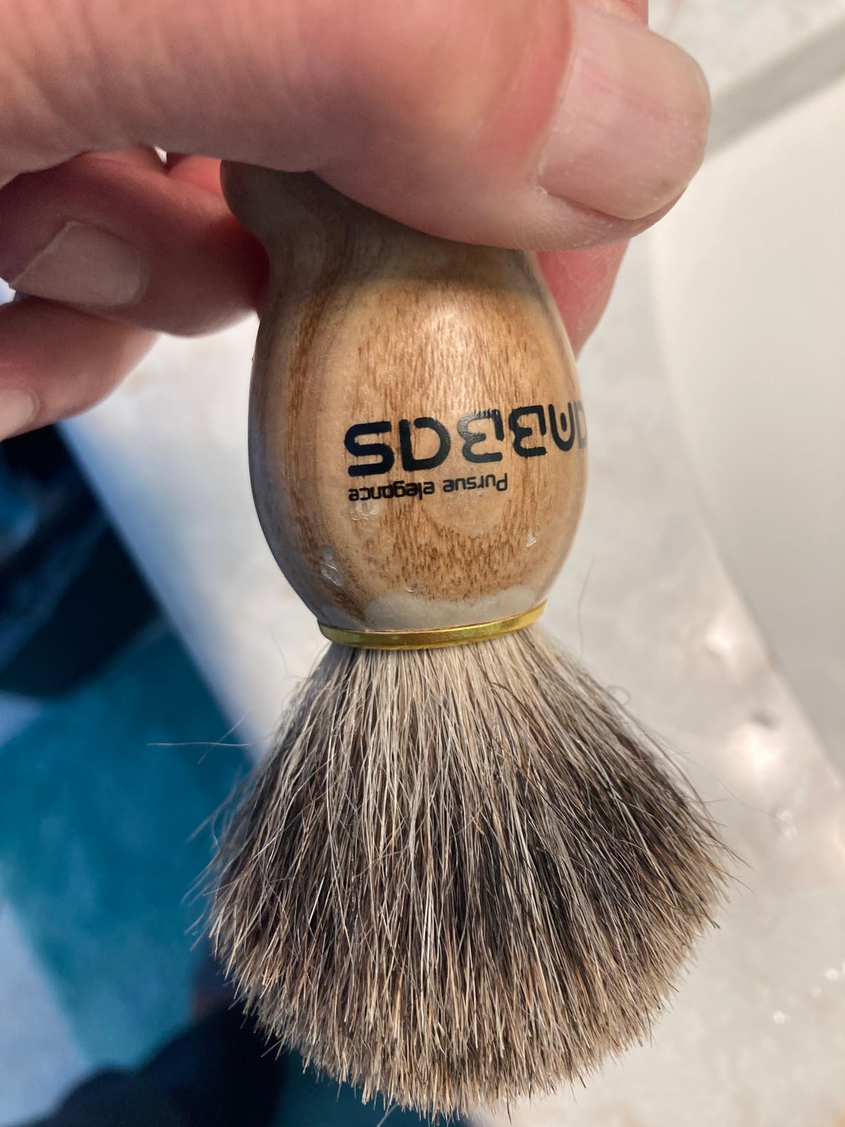 Anbbas 4IN1 Badger Hair Shaving Brush Set Lather for Men Smooth Wet Shave customer photo 1