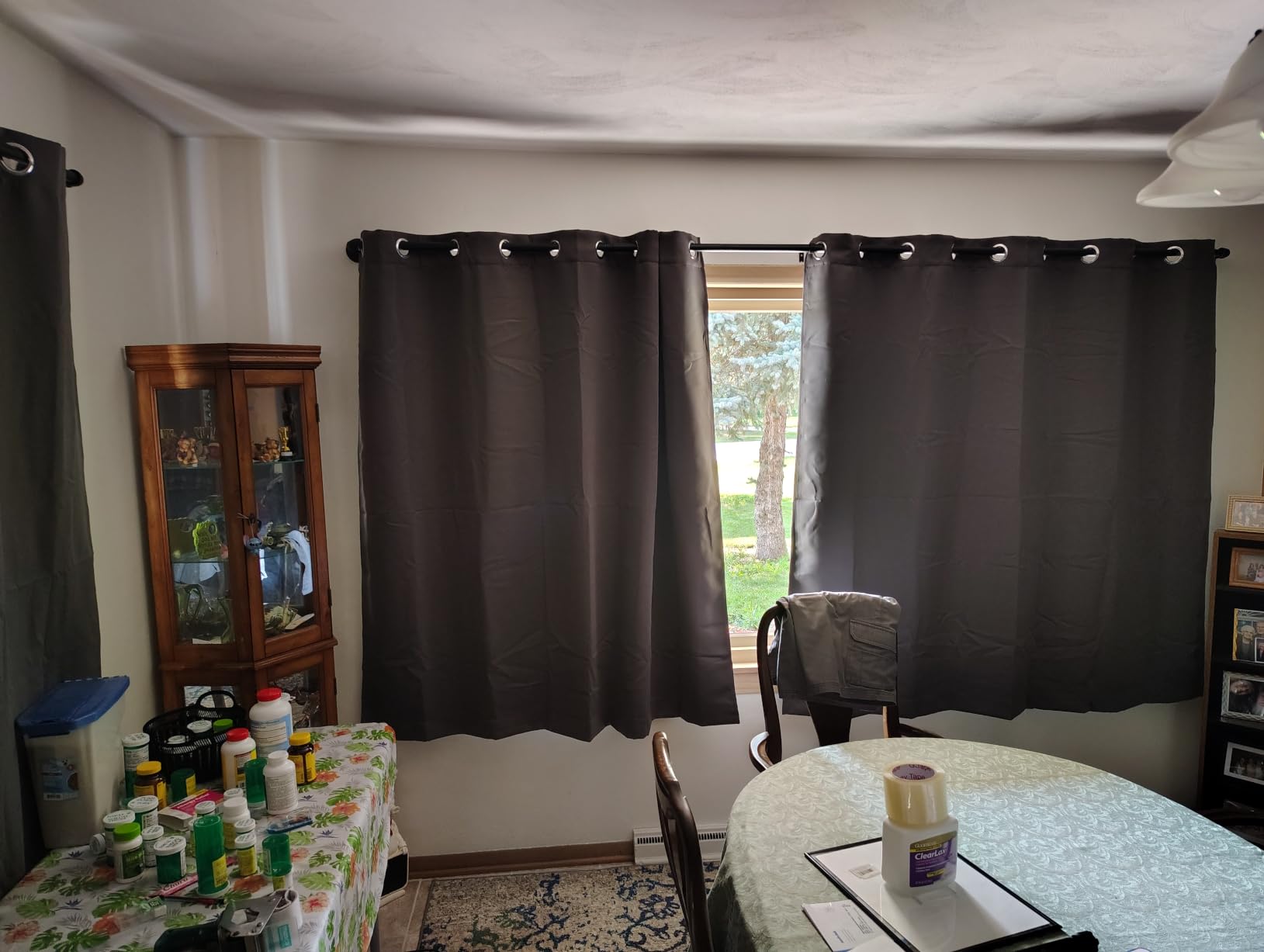 NICETOWN White 100% Blackout Curtains 84 inch Long for Bedroom 2 Pieces | Thermal Insulated, Noise Reducing, Heat Blocking, Cold & Full Light Blocking Grommet Window Drapes for Living Room & Nursery customer photo 1