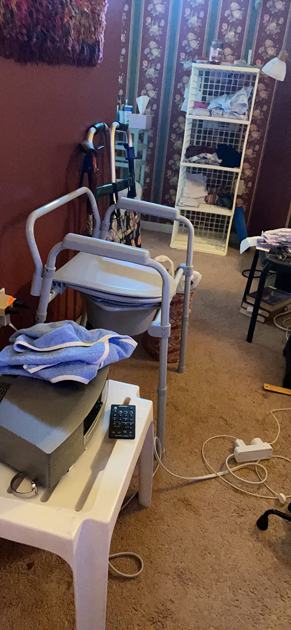 McKesson Folding Commode Chair with 7.5 qt Bucket, 13 1/2 in, 1 ct customer photo 1
