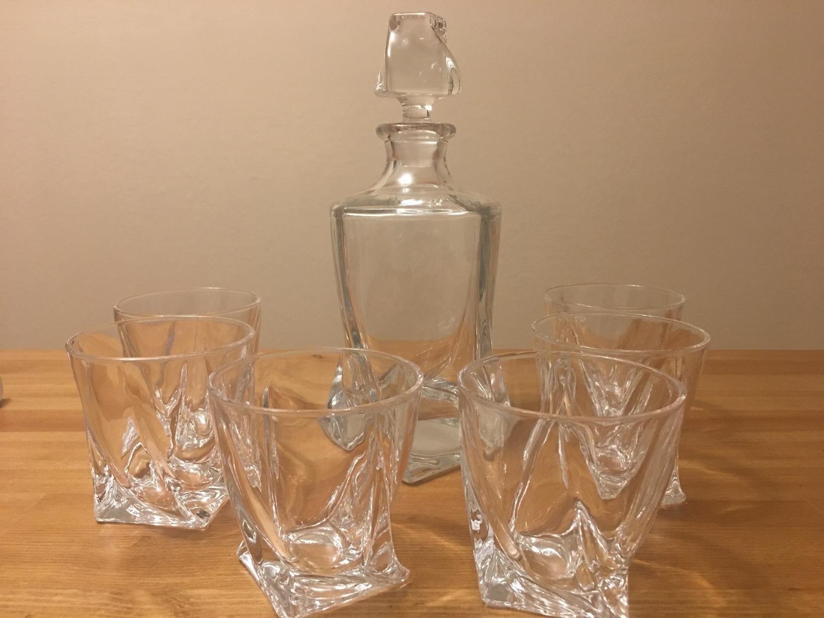 KANARS Whiskey Decanter Set Liquor Decanter with 6 Old Fashioned Glasses customer photo 1