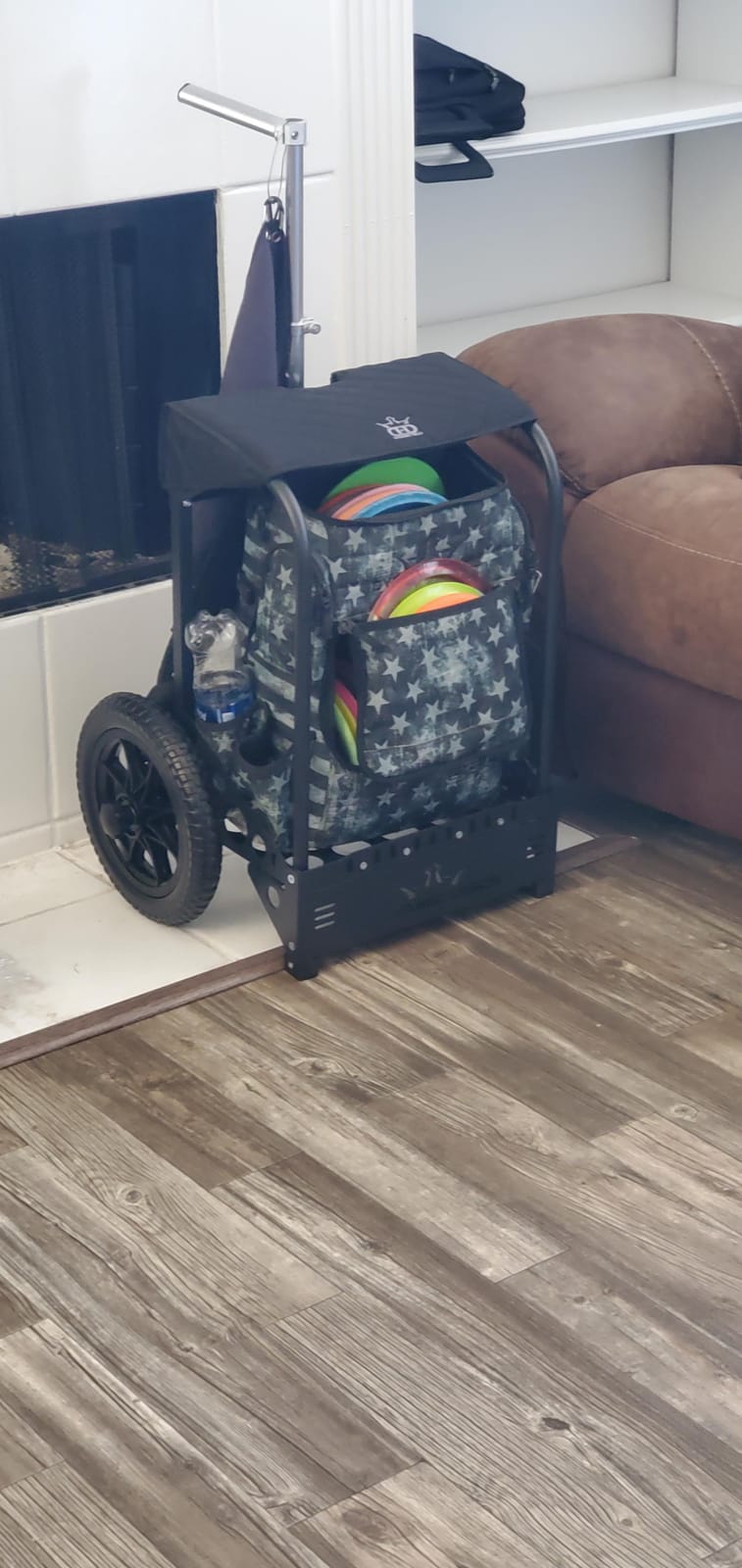 Dynamic Discs Backpack Cart LG by ZÜCA, Disc Golf Caddy, Two Bottle Holders customer photo 1