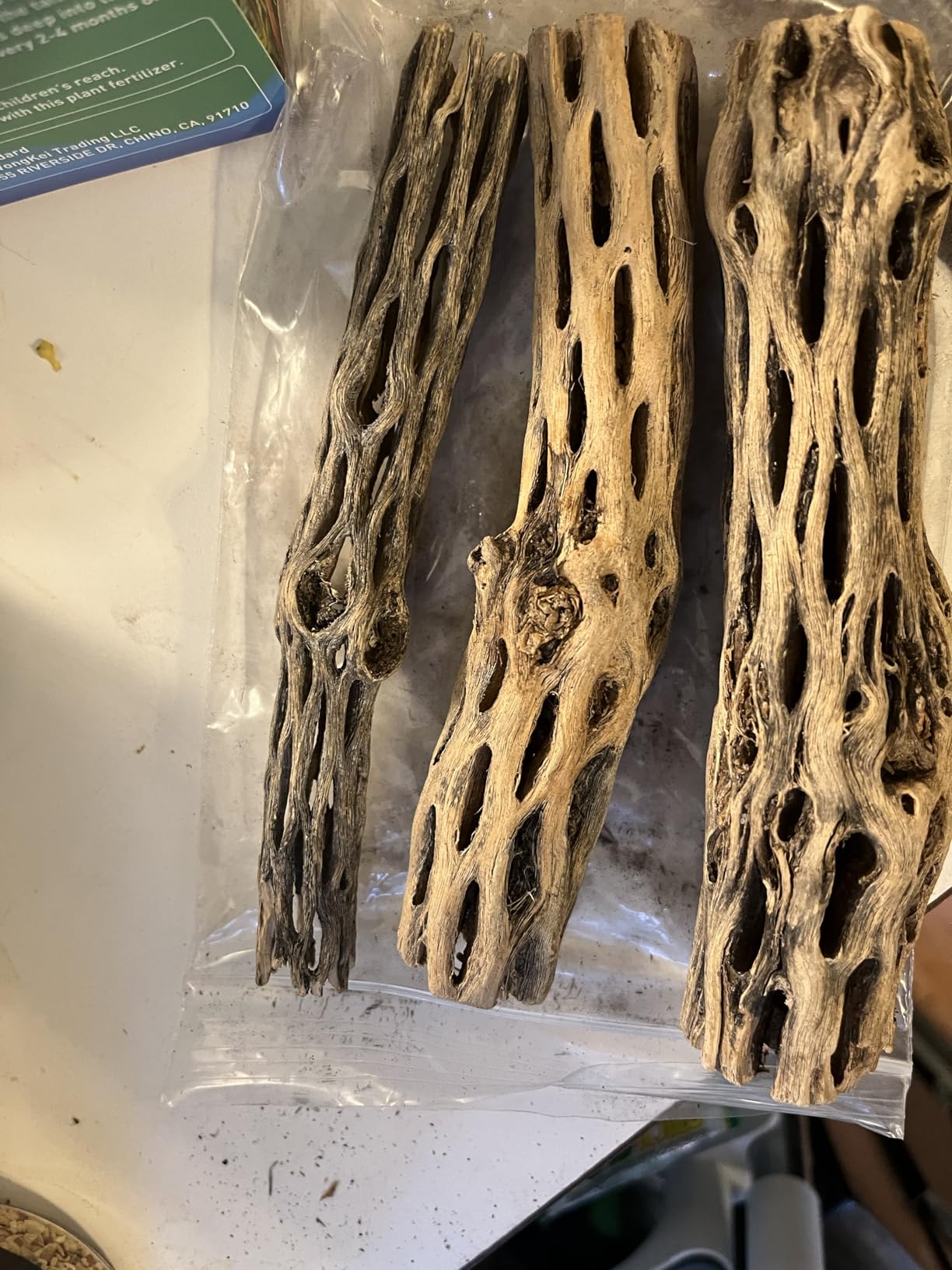 Awesome Aquatic Natural Staghorn Cholla Wood Tube, 3 Pack, 6 Inch customer photo 1