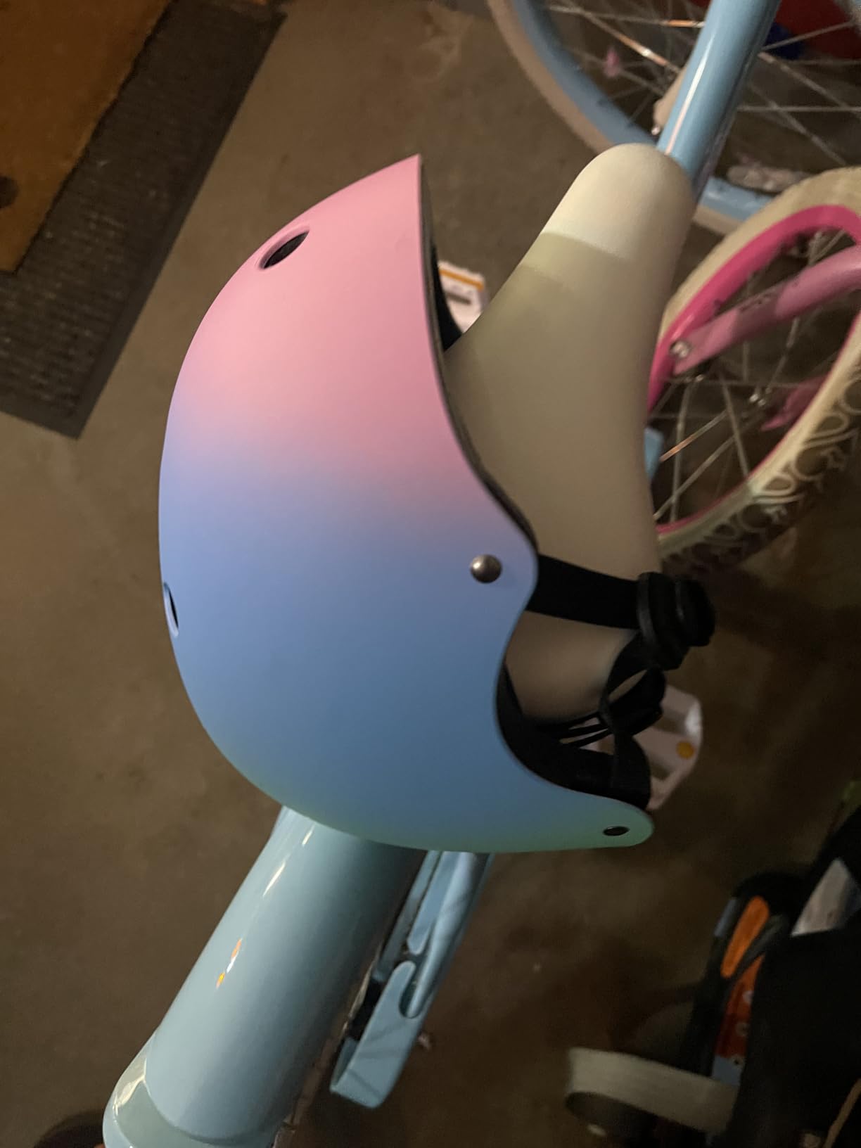 Adjustable Color Gradient Toddler Kids Bike Helmet for Girls Boys | Skateboard Bicycle Toddler Helmet 3-5-8-14 Years for Multi-Sports Cycling Scooter Inline Roller Skates Rollerblading customer photo 2
