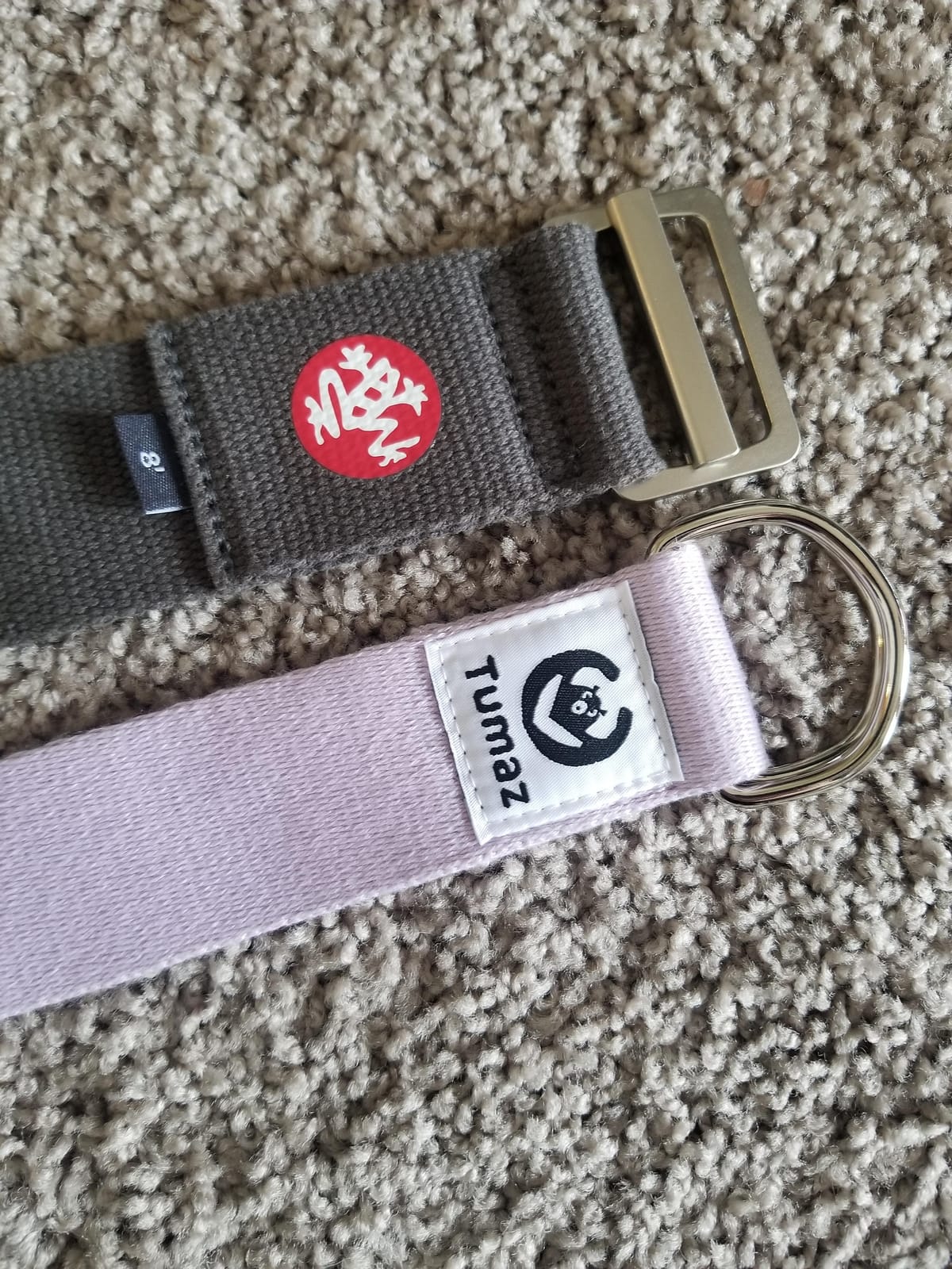 Tumaz Yoga Strap for Stretching with Adjustable D-Ring, 6/8/10 ft | Adjustable D-Ring | Soft Cotton Blend | 15+ Colors | Non-Elastic Yoga Belt for Pilates Stretching & Physical Therapy customer photo 1