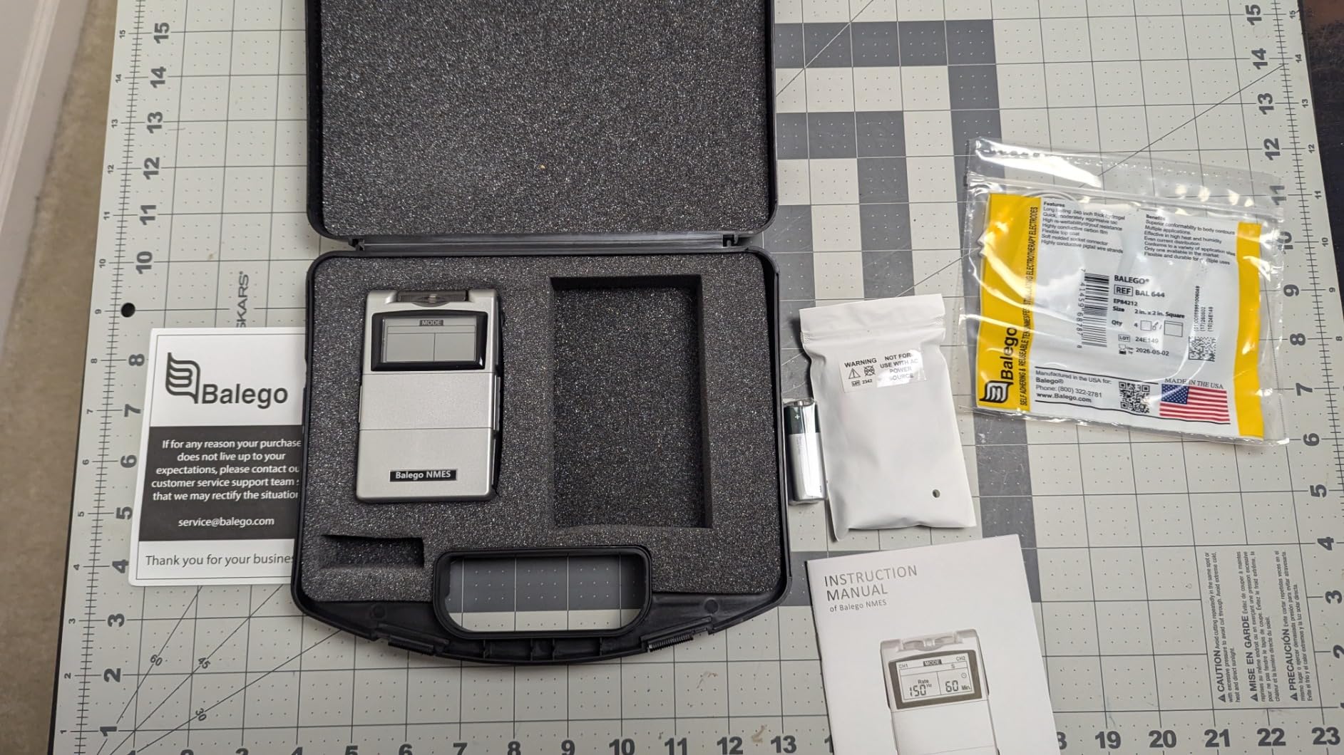 Balego EMS Digital Neuromuscular NMES Stimulator OTC customer photo 1