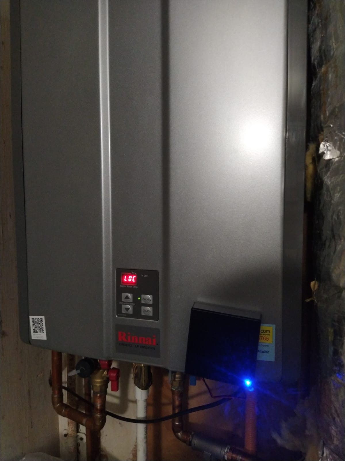 Rinnai RUR199iN Condensing Tankless Hot Water Heater, 11 GPM, Natural Gas, Indoor Installation customer photo 2