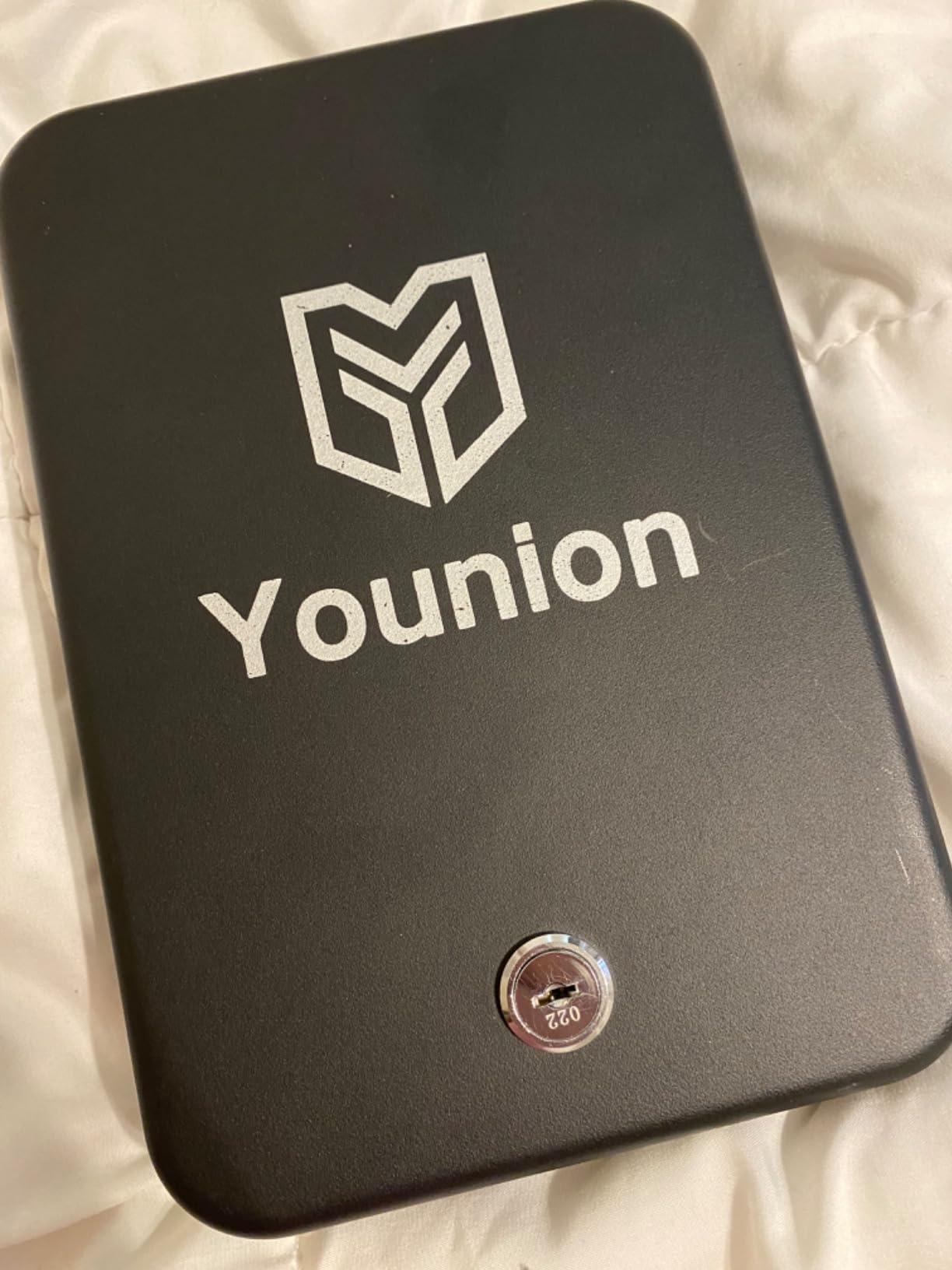 Younion Pistol Safe, Portable Travel Gun Safe, Gun Lock Box, Black customer photo 2