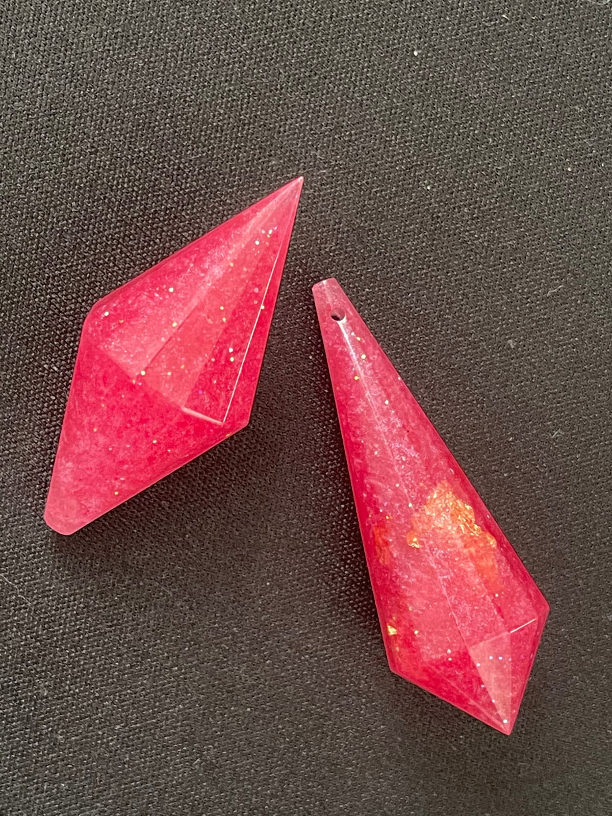 LET'S RESIN Resin Molds 18Pcs Pendulum Crystal Silicone Molds,Multi-Facet UV Resin Jewelry Molds for Quartz Crystals Pendants, Necklace customer photo 1