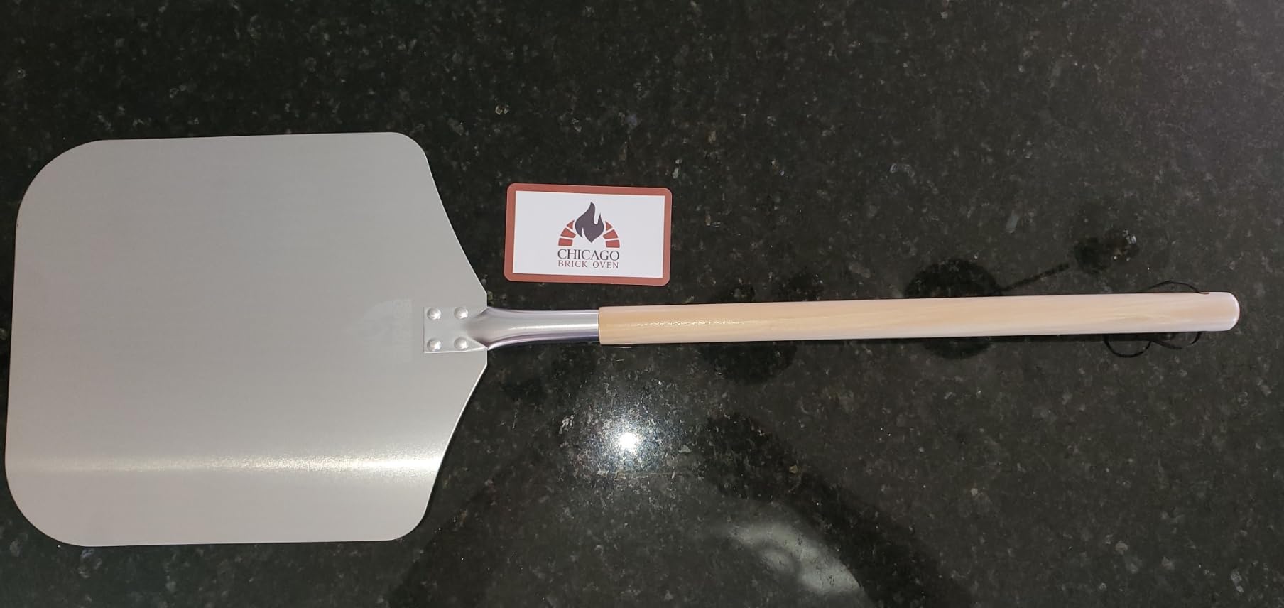 Chicago Brick Oven 12 x 14 Aluminum Pizza Peel with Detachable Handle customer photo 2