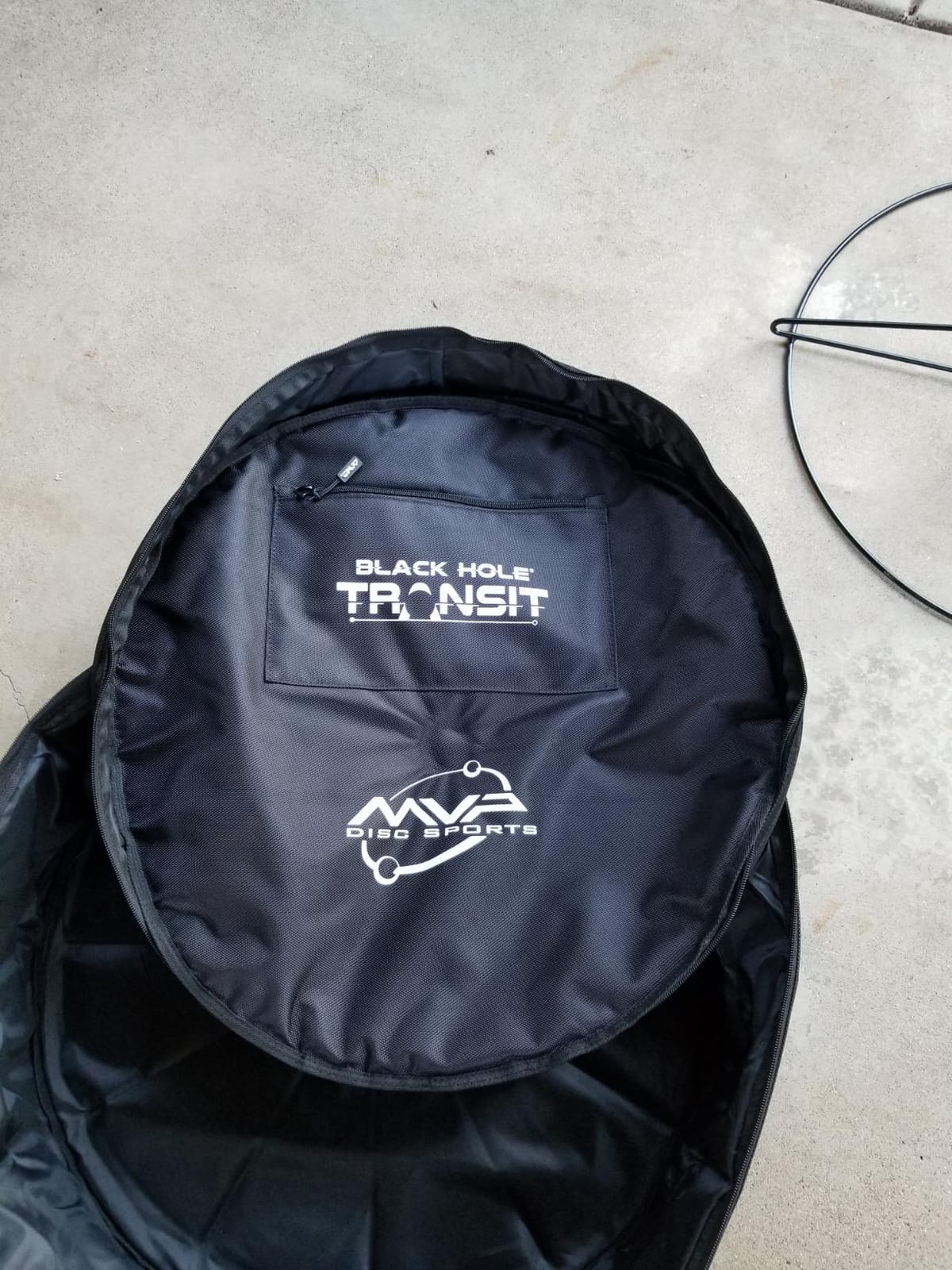 MVP Disc Sports Black Hole Pro 24-Chain Portable Disc Golf Basket with Transit Bag customer photo 2