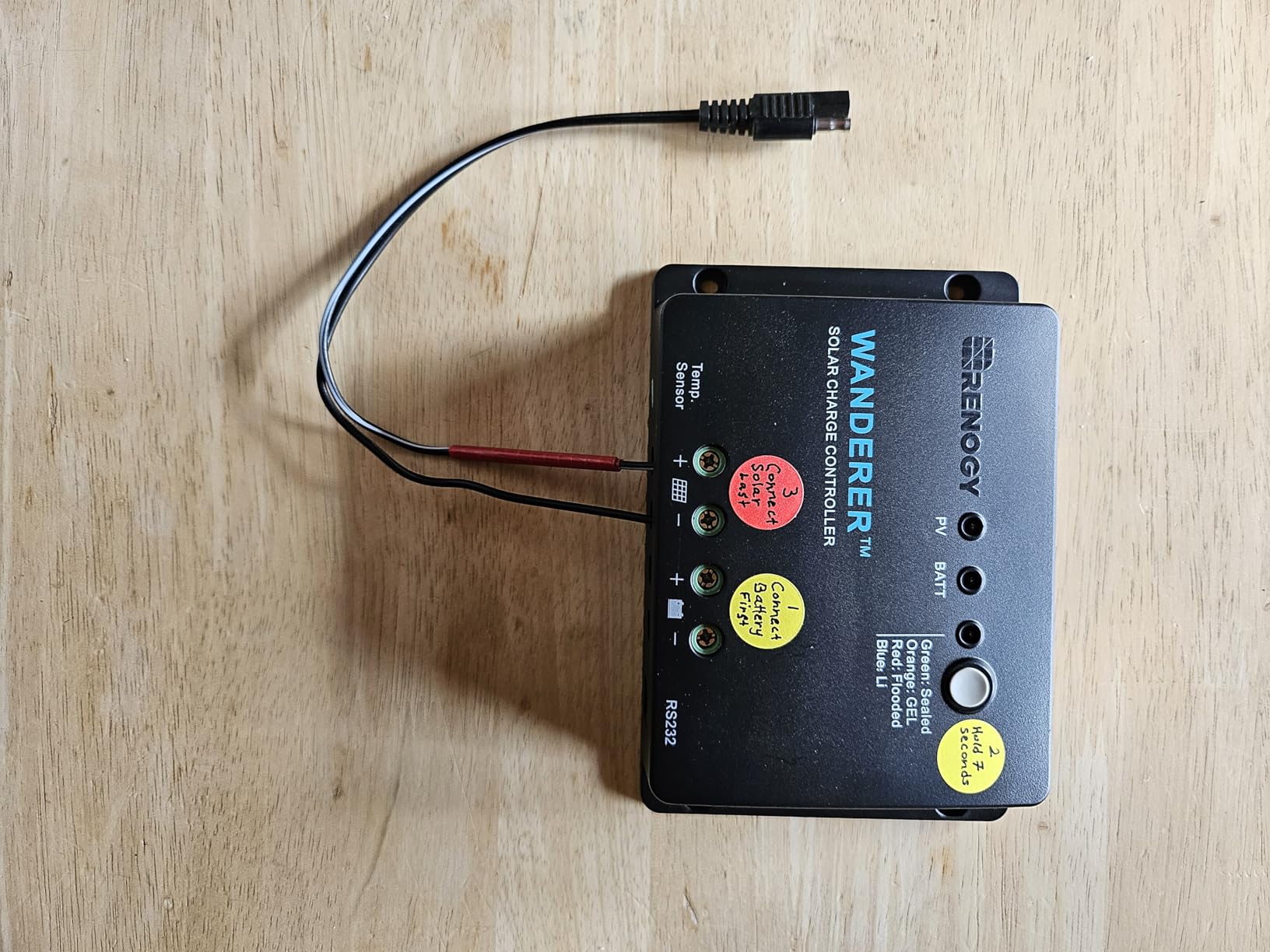 Renogy Wanderer Li 30A PWM Solar Charge Controller 12V for Solar Panels customer photo 2