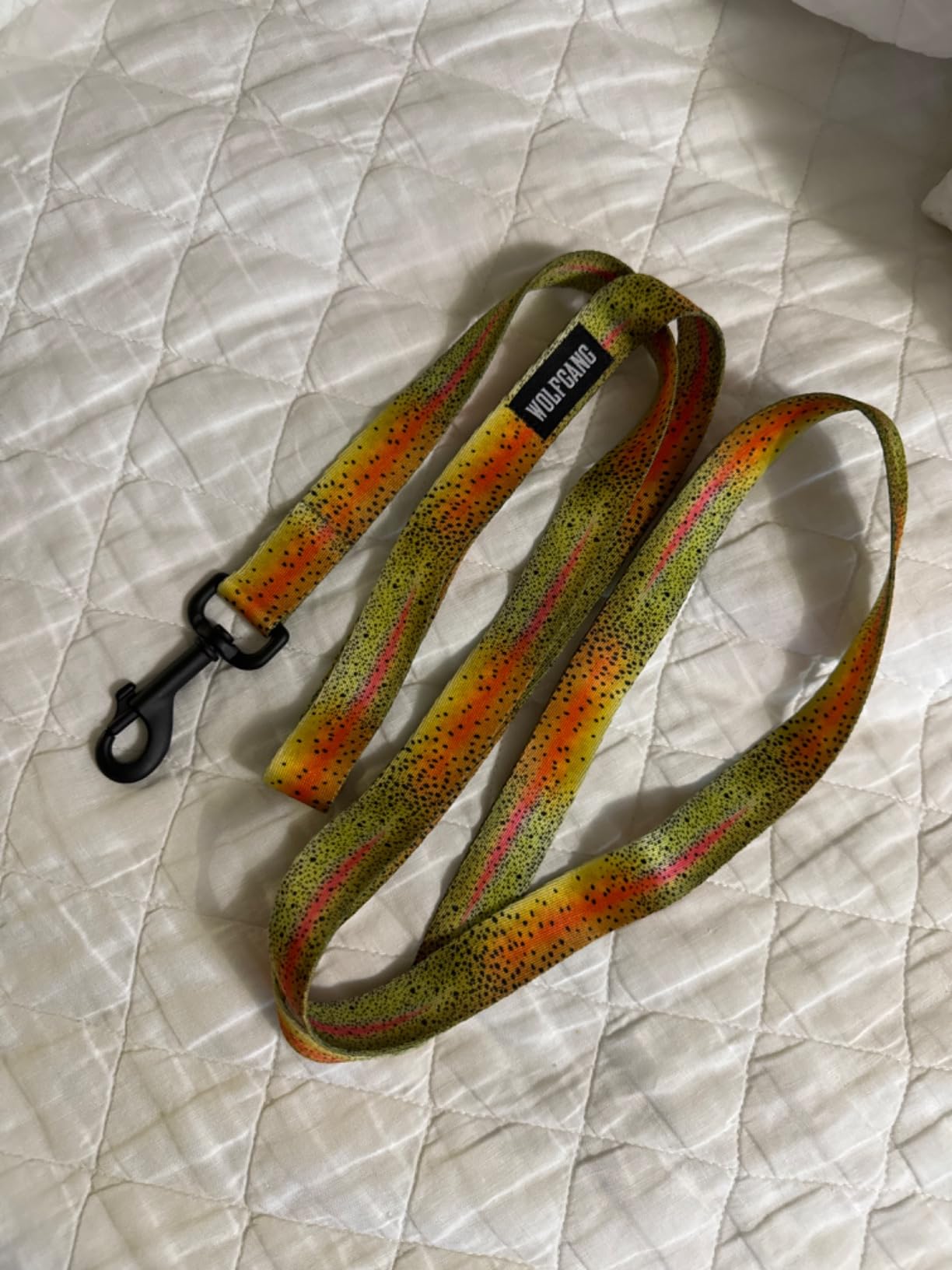 Wolfgang Heavy Duty Dog Leash, Pull-Tested to Over 800 lbs for Walking & Training, CutBow Print, Large customer photo 1