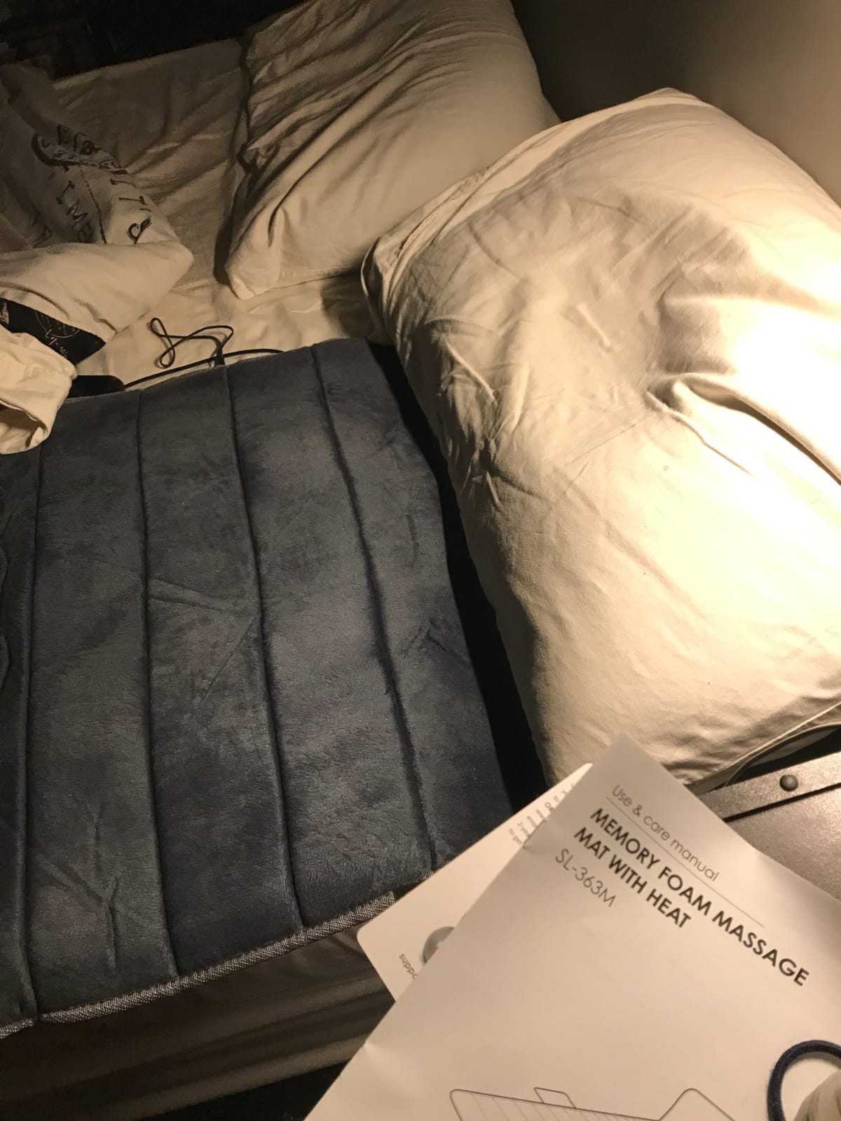 Snailax Full Body Massage Mat with Heat, Vibration Memory Foam Massager Pad customer photo 1