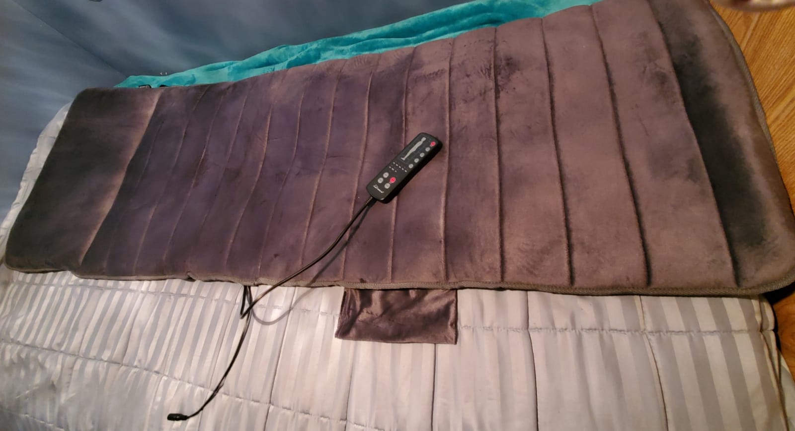 Snailax Full Body Massage Mat with Heat, Vibration Memory Foam Massager Pad customer photo 2