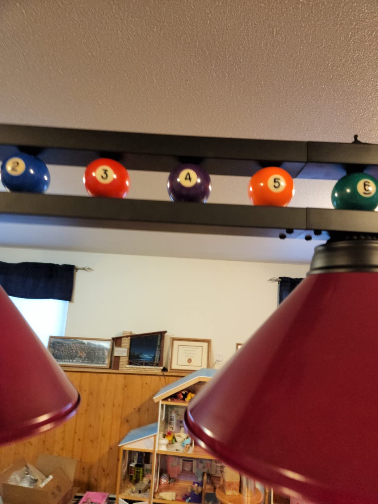 Wellmet Pool Table Light Over Table, 70inch Billiard Lighting Fixture customer photo 2