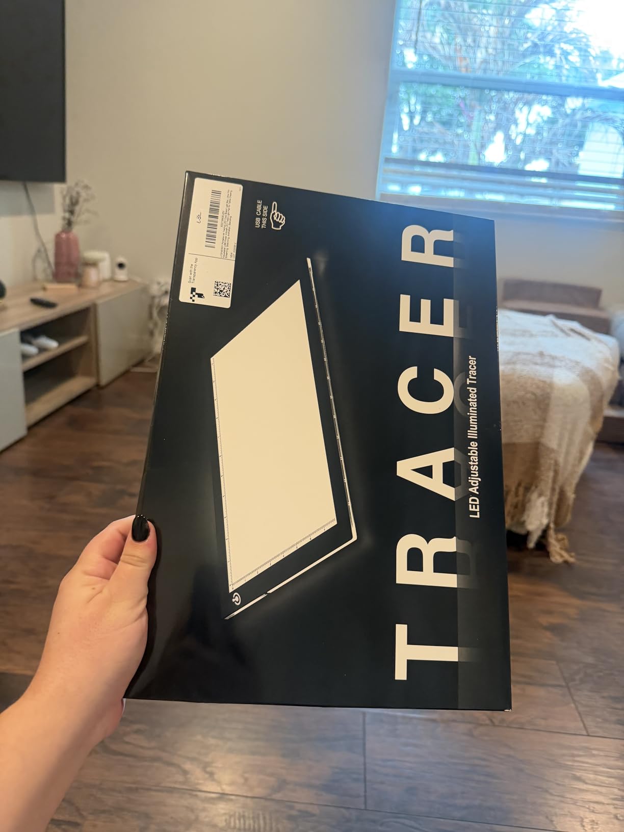 LitEnergy A4 LED Copy Board Light Tracing Box, Adjustable USB Power Artcraft LED Trace Light Pad for Tattoo Transferring, Drawing, Sketching, Animation, Stenciling, Diamond Art Painting Accessories customer photo 1