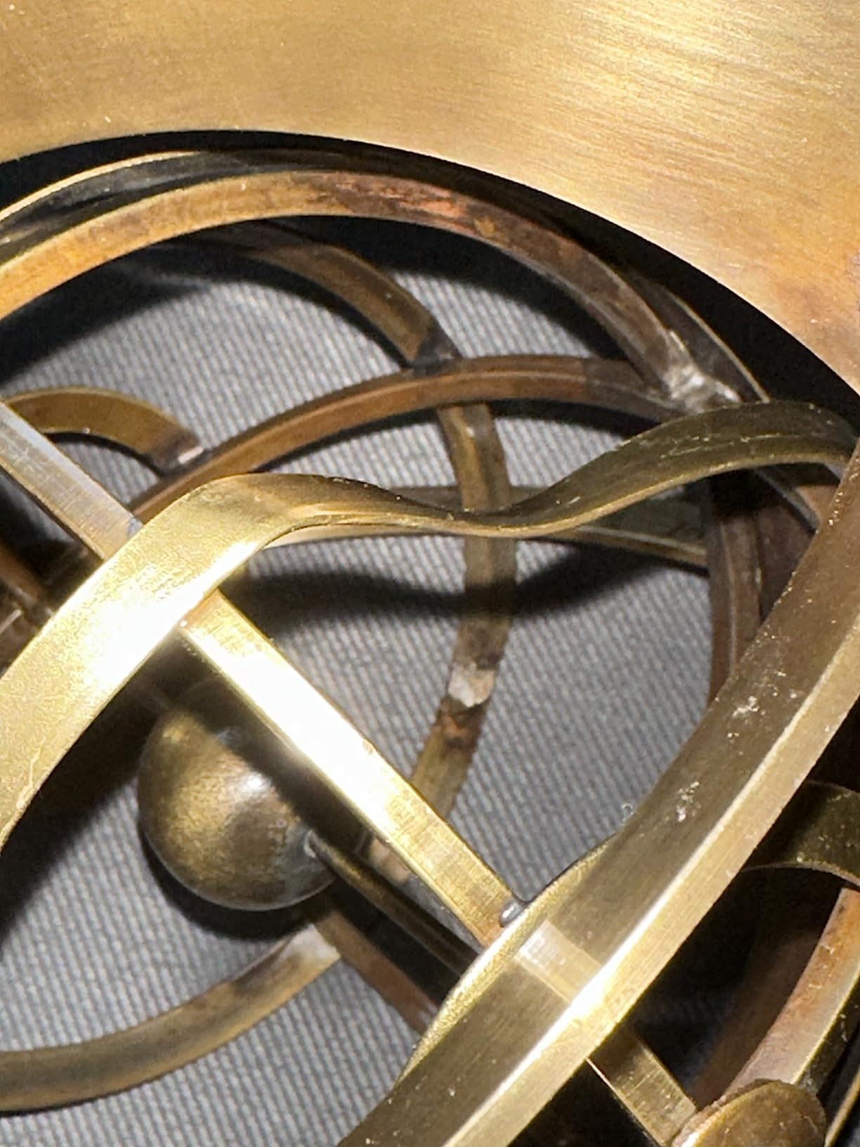 Antique Vintage Zodiac Armillary Brass Sphere Globe Wooden Display | Pirate's Antique Ship Decor | Nagina International (Large, Antique Brass) customer photo 2