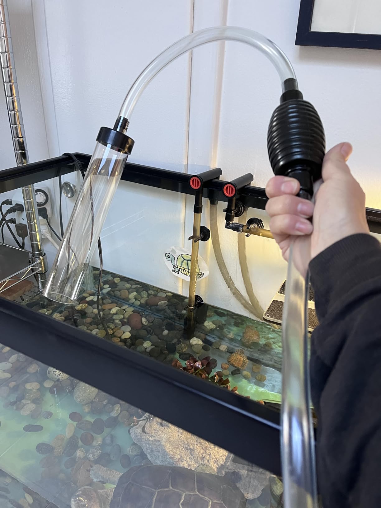Laifoo 50ft Aquarium Water Changer Gravel & Sand Cleaner Fish Tank Siphon Cleaning Tools customer photo 1