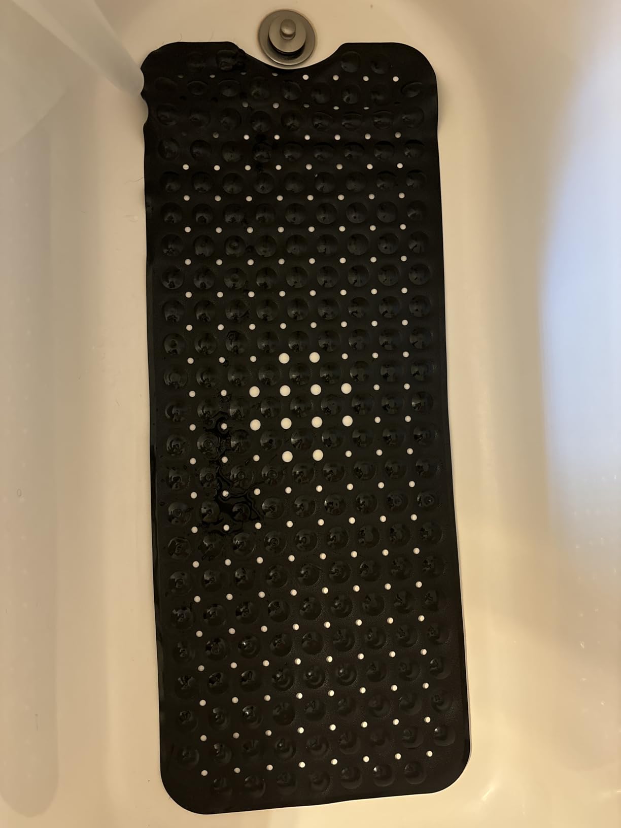 ENKOSI Non-Slip Bath & Shower Mat 40x16 Extra Long, Suction & Drain Holes customer photo 1