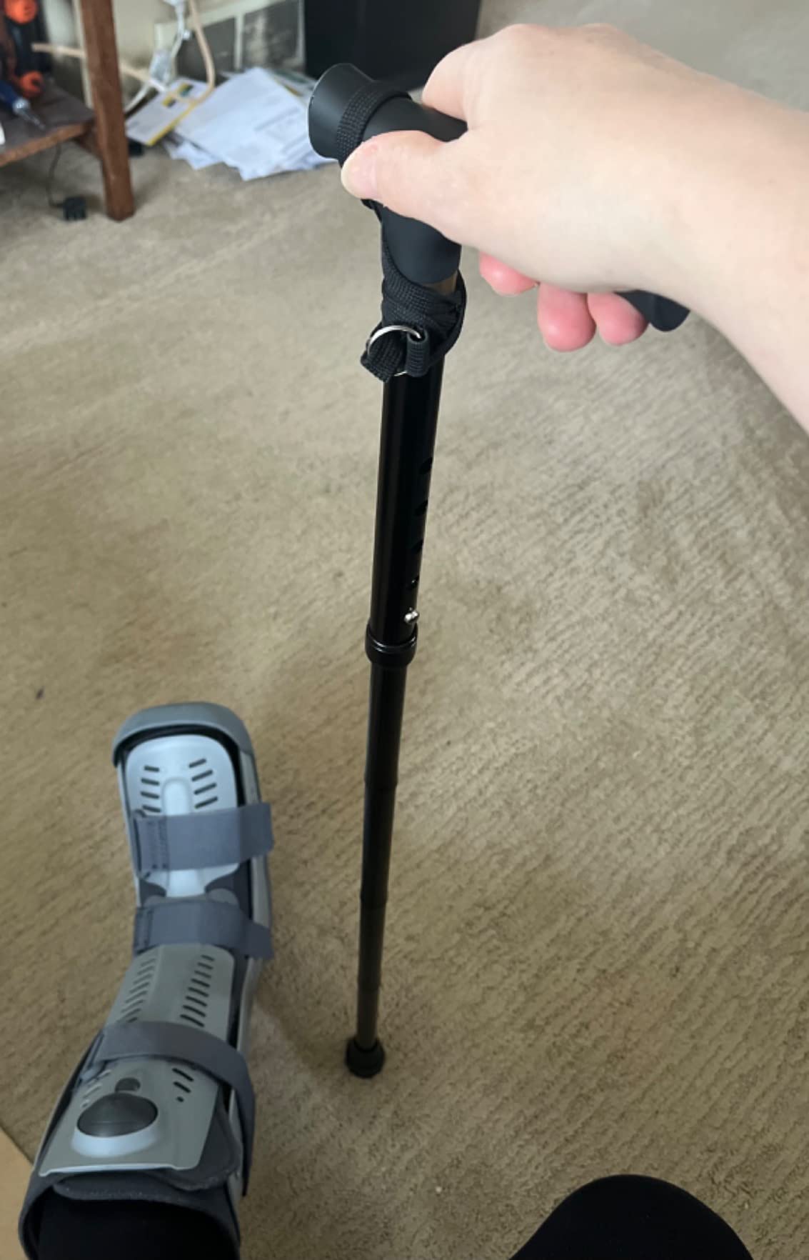 RMS Folding Cane, Adjustable, Lightweight Offset Walking Cane customer photo 1