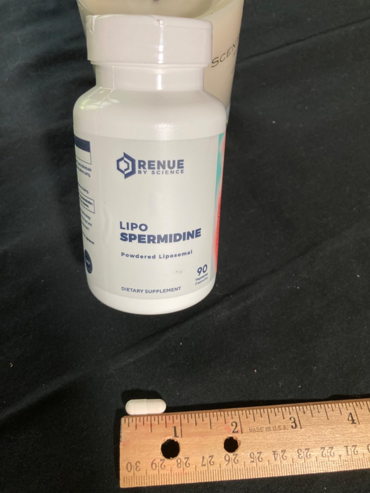 Renue By Science Spermidine Supplements | Liposomal Spermidine Supplements for Women and Men | 90 Capsules - 8mg Spermidine per Serving | Non-GMO & Allergen Free | Made in the USA Third-Party Tested customer photo 1