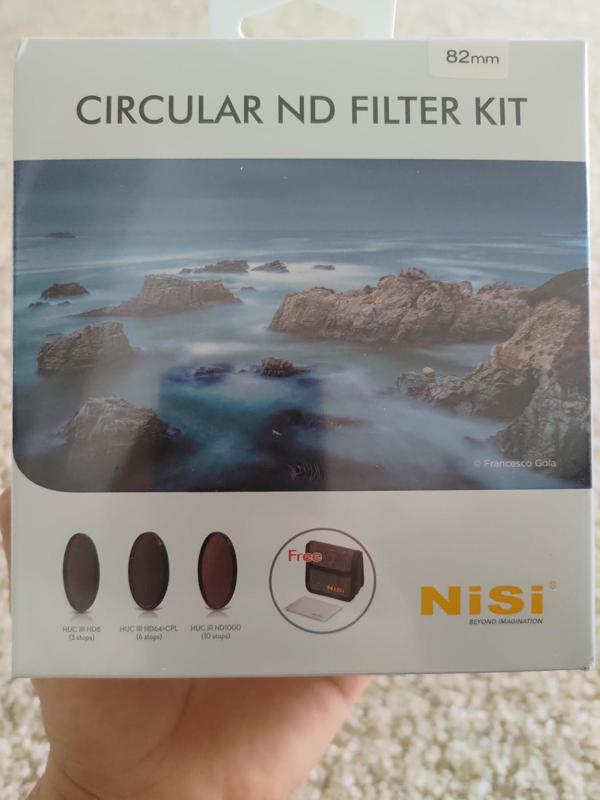 NiSi 82mm Circular ND Filter Kit, ND8 ND64+CPL ND1000 customer photo 1