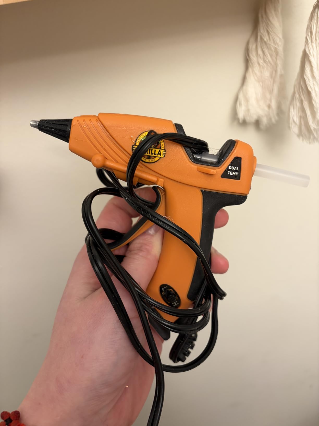 Gorilla Mini Hot Glue Gun Kit, Dual Temp, Includes 30 Sticks customer photo 2