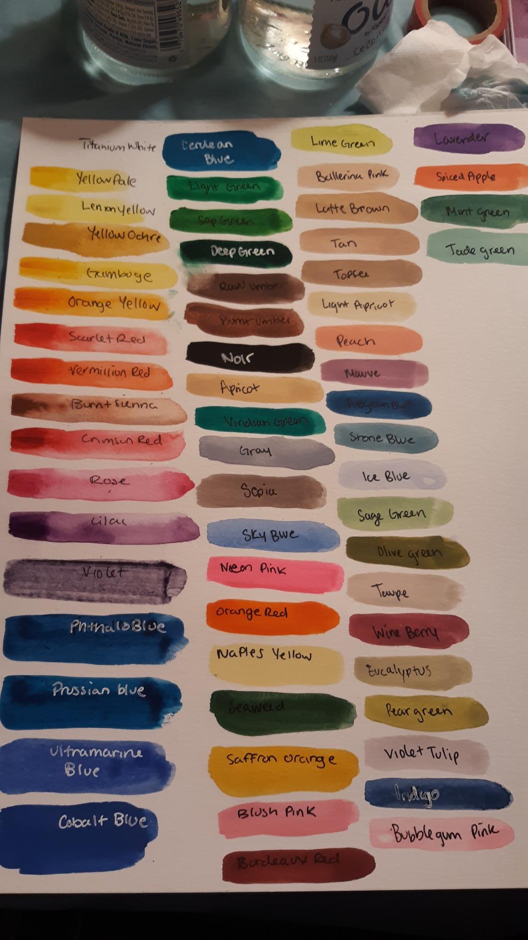 ARTEZA Watercolor Paint Set, 60 Colors, 12 ml/0.4 fl oz, Highly Pigmented | Pigmented Water Colors, Blending, Layering, Gradients, Wet-on-Wet, Wet-on-Dry, Dry Brush and Color Mixing customer photo 1