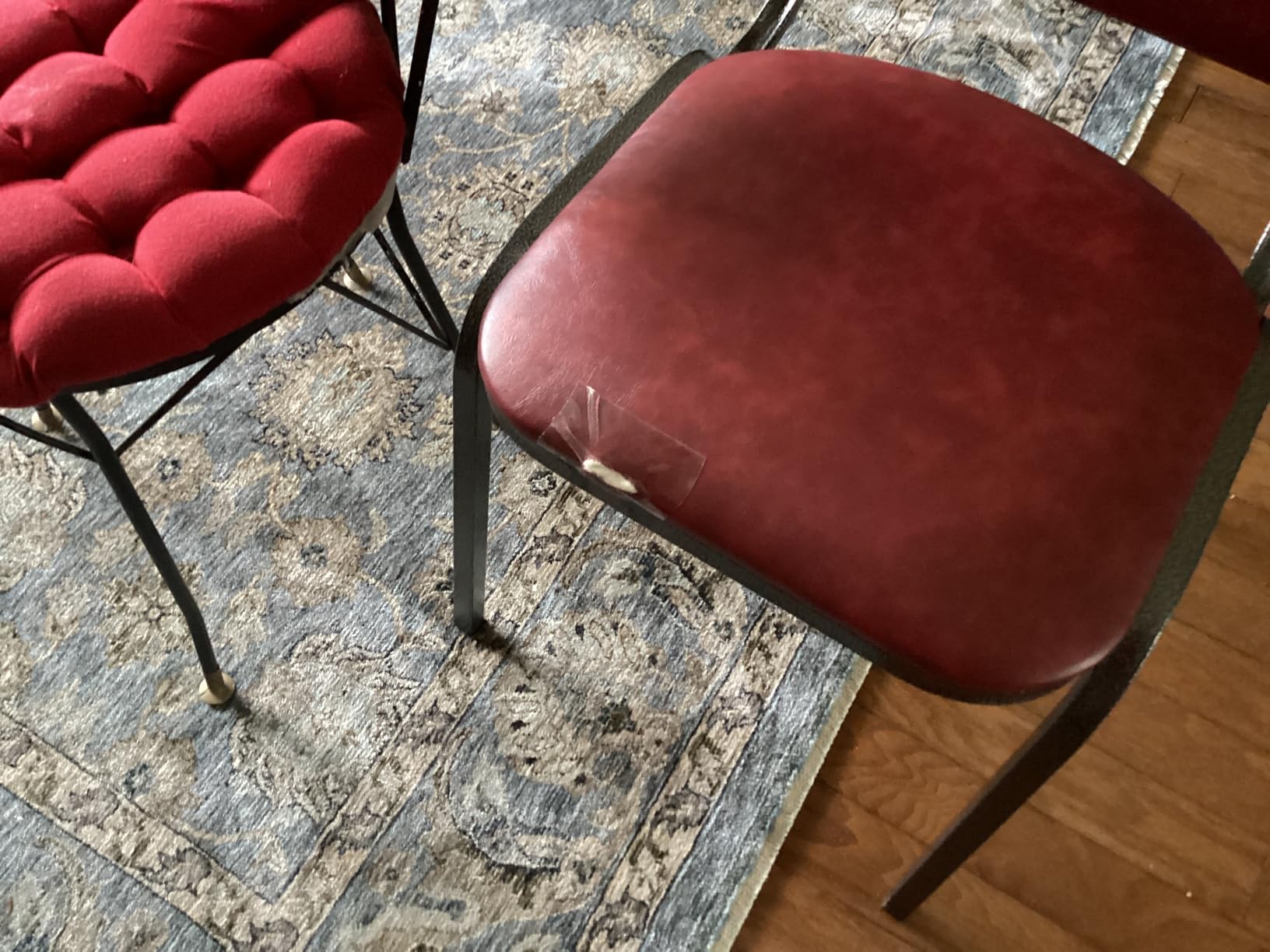 EMMA + OLIVER Brown Vinyl Trapezoidal Back Stacking Banquet Chair customer photo 1