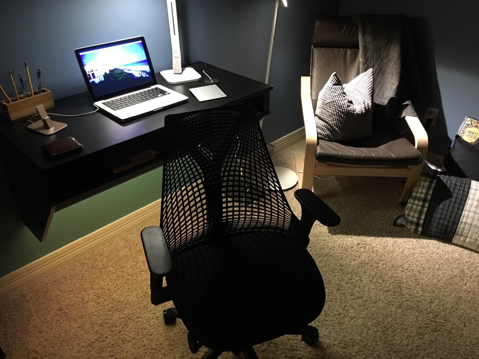 Herman Miller Sayl Chair, Crepe Licorice customer photo 1