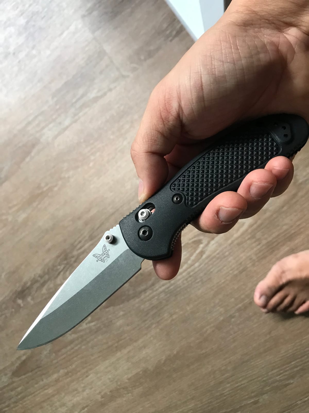 Benchmade Griptilian Knife, Plain Edge, Nylon Handle customer photo 1