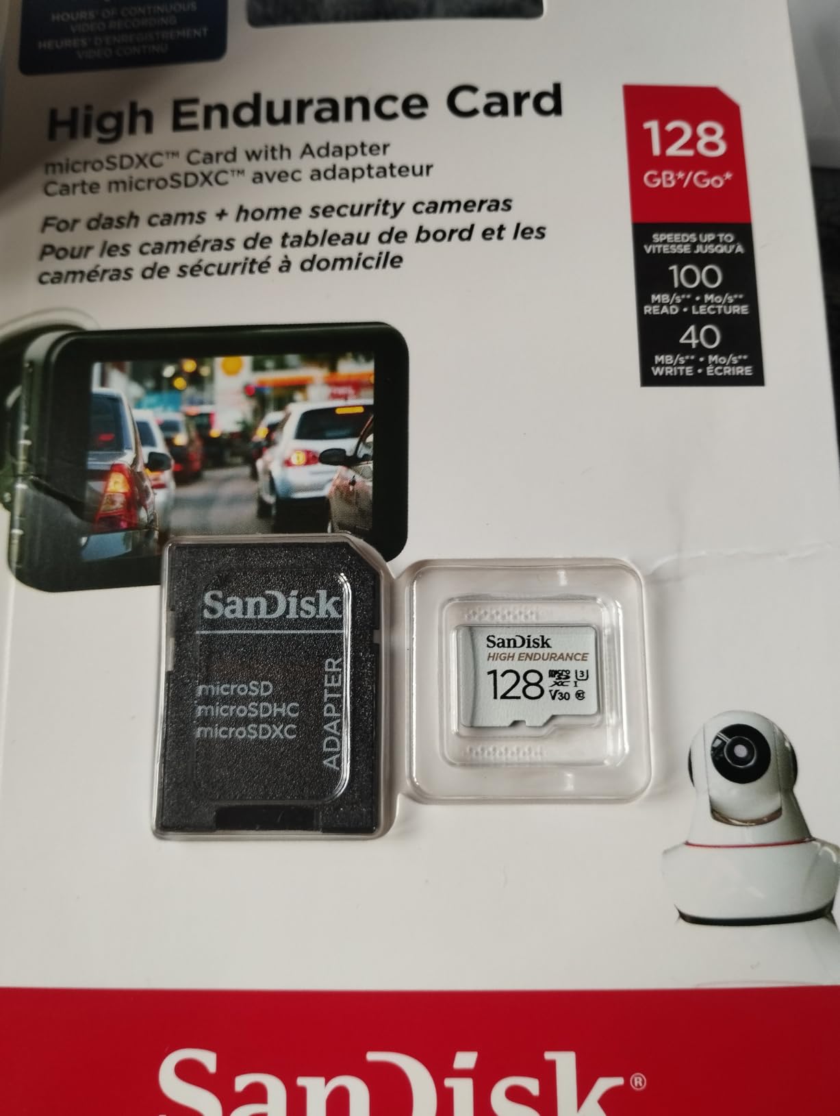 SANDISK 256GB High Endurance microSD Card + Adapter customer photo 1