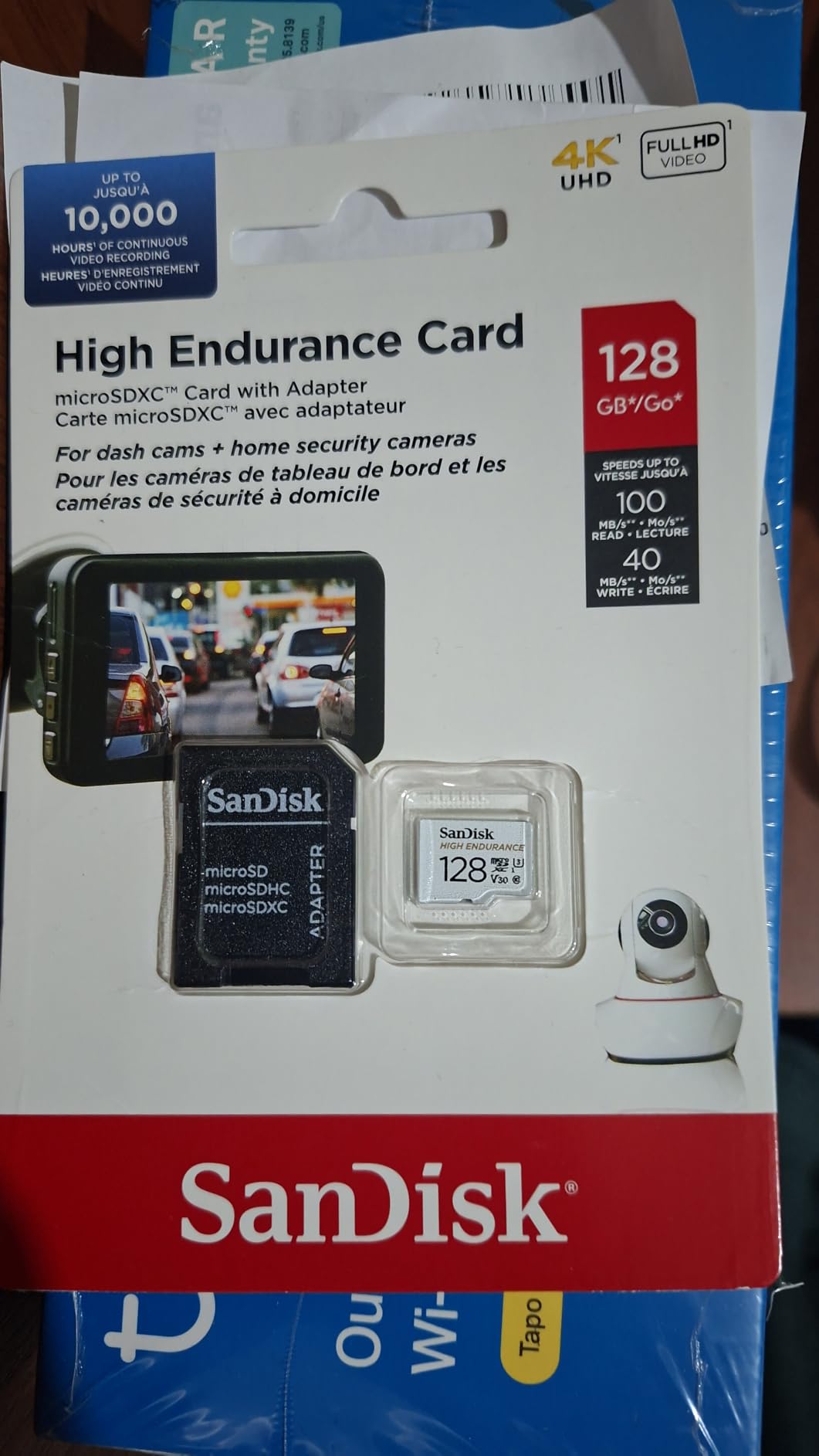 SANDISK 256GB High Endurance microSD Card + Adapter customer photo 2