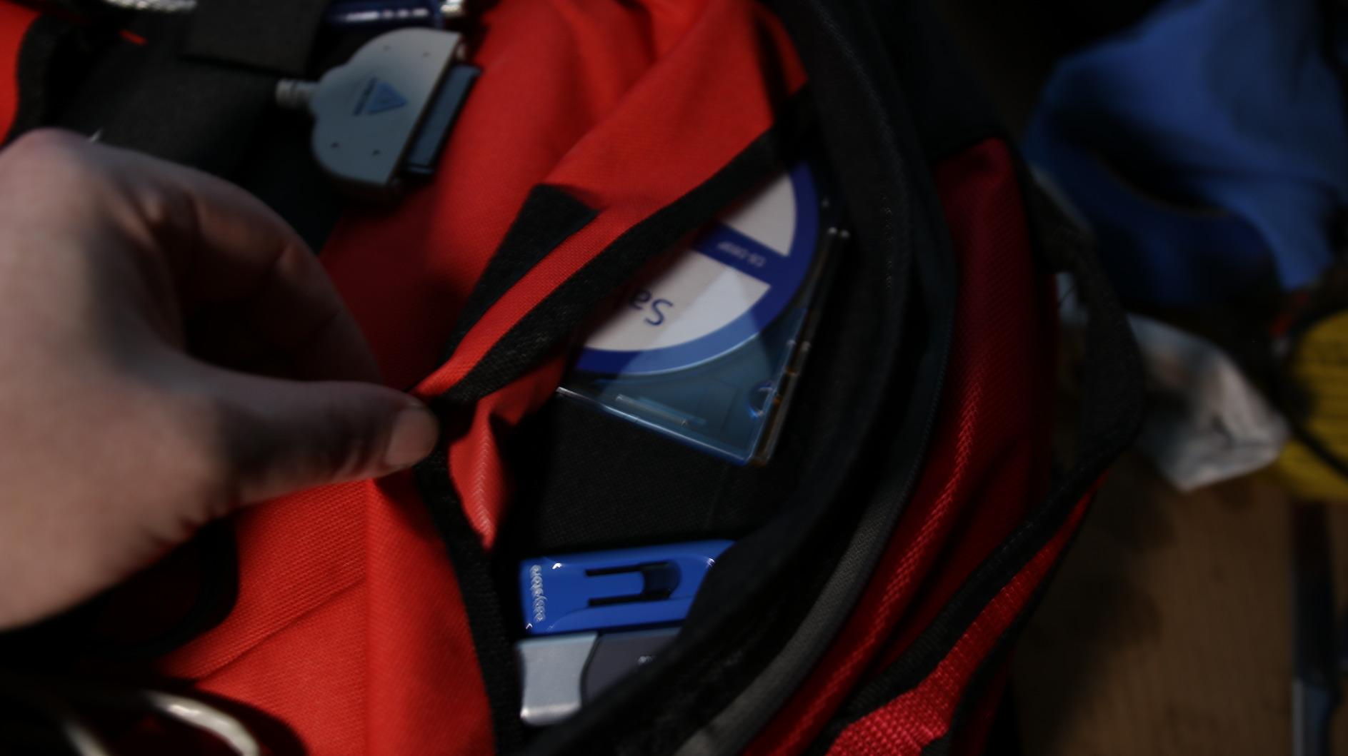 Lincoln Electric Welders All-in-One Backpack | Tool, PPE and Electronics Storage | Adjustable External Storage Net | K3740-1, Black, Red, Grey customer photo 1