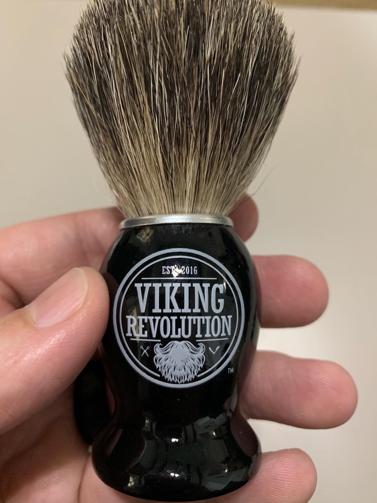 Viking Revolution Badger Hair Shaving Brush - 1 Count customer photo 1
