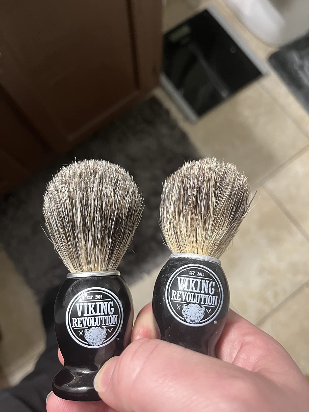 Viking Revolution Badger Hair Shaving Brush - 1 Count customer photo 2