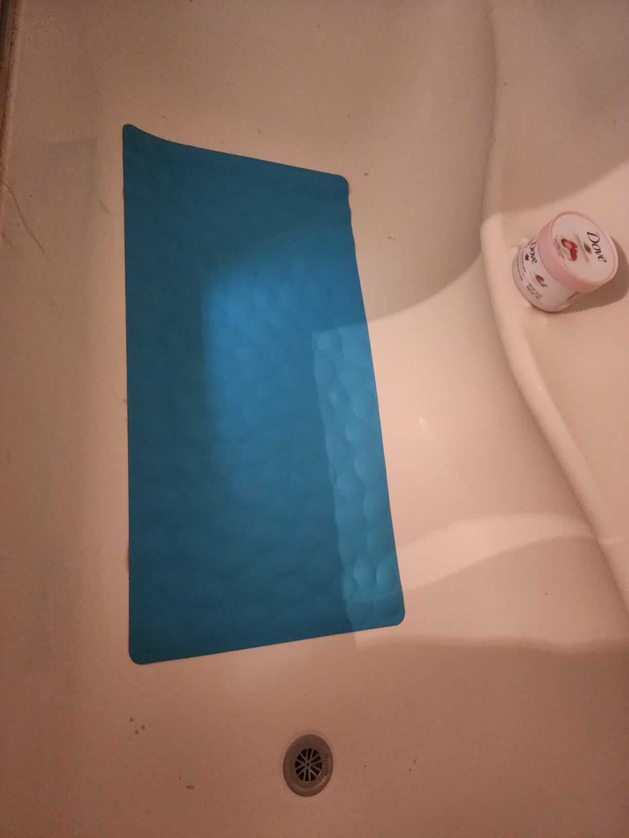Non-Slip Bathtub Mat OTHWAY Soft Rubber Bathroom Bathmat with Strong Suction Cups (Grey) customer photo 1