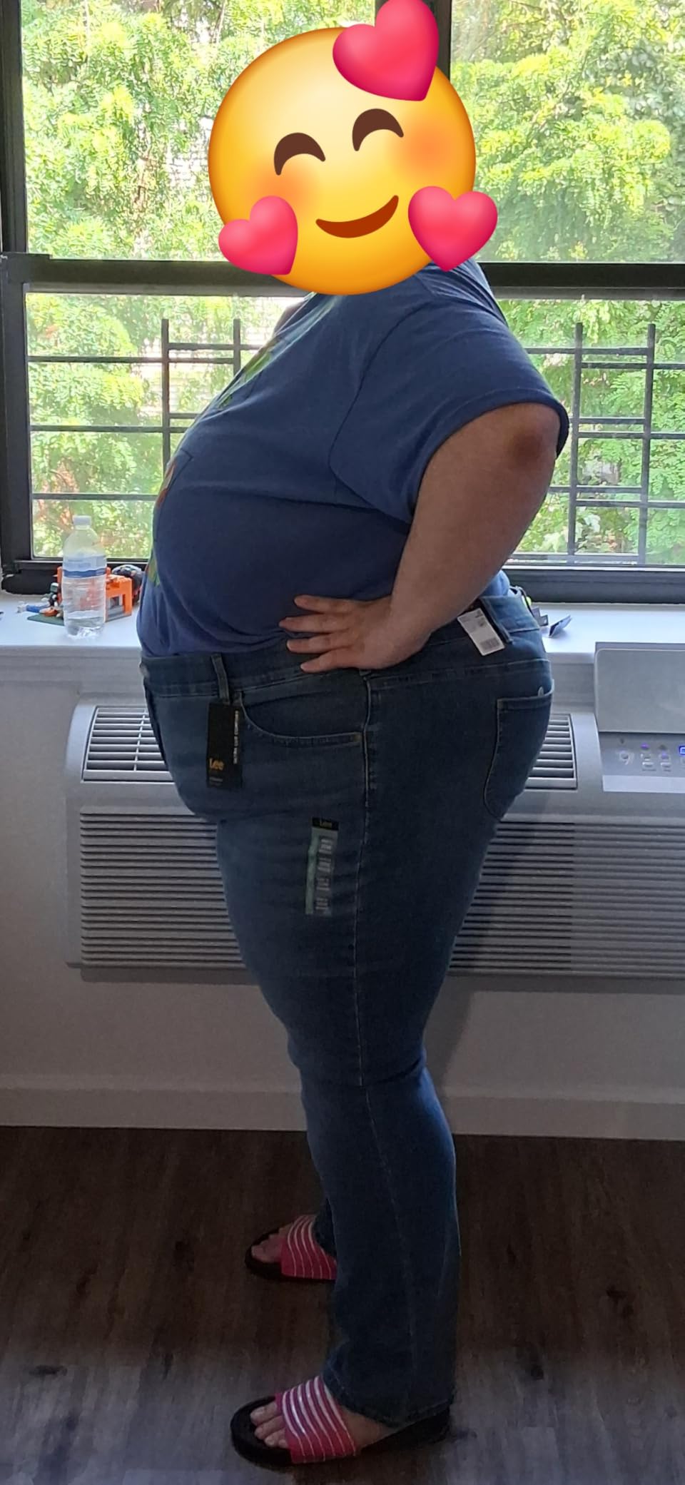 Lee Women's Plus Size Ultra Lux Comfort With Flex Motion Straight Leg Jeans customer photo 2