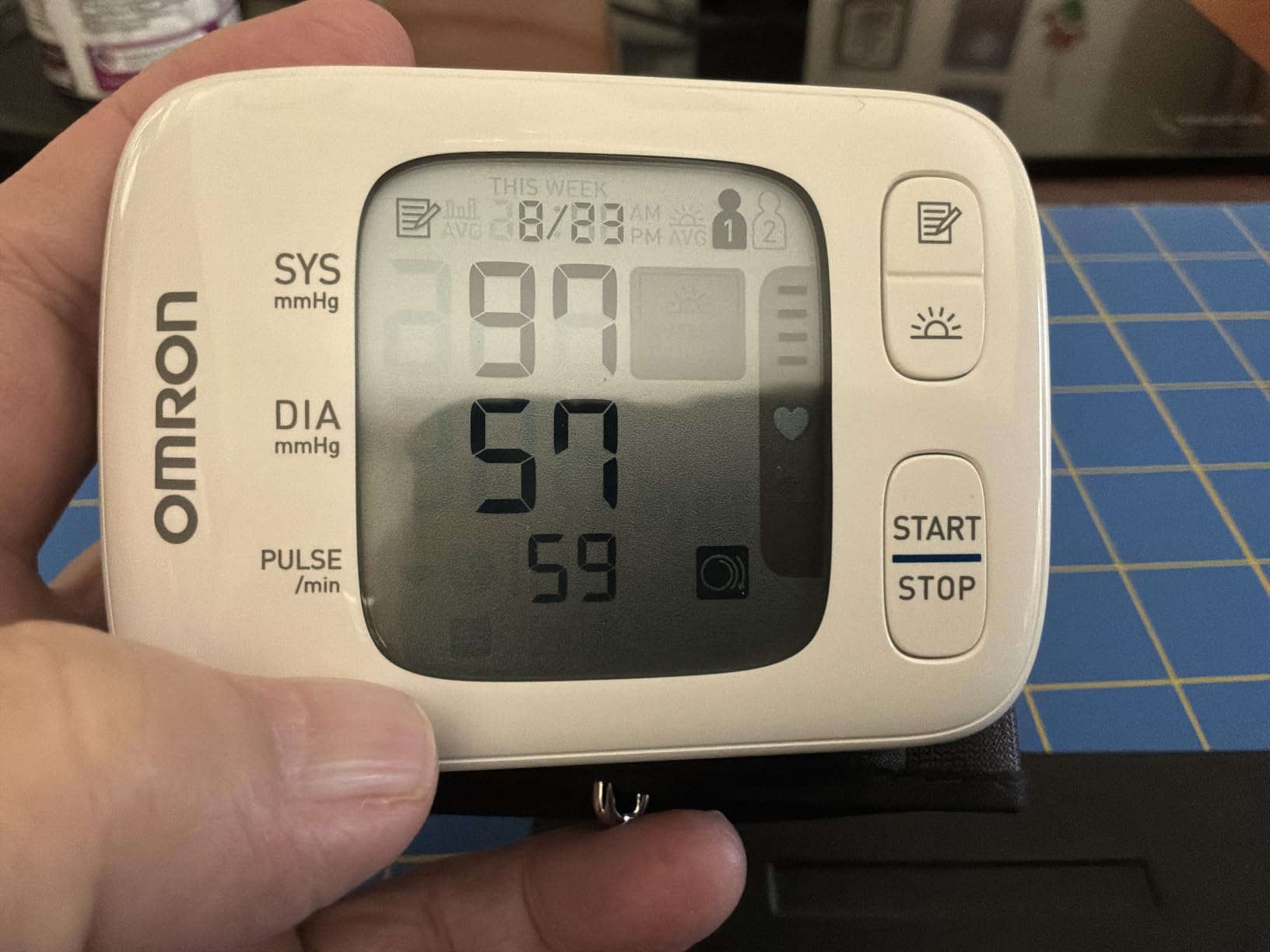 OMRON Gold Wireless Wrist Blood Pressure Monitor for Home Use customer photo 1