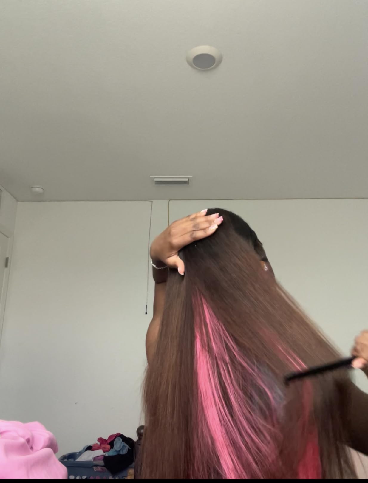 32Pcs Colored Hair Extensions 20Inch Straight Clip in on Hairpieces customer photo 1